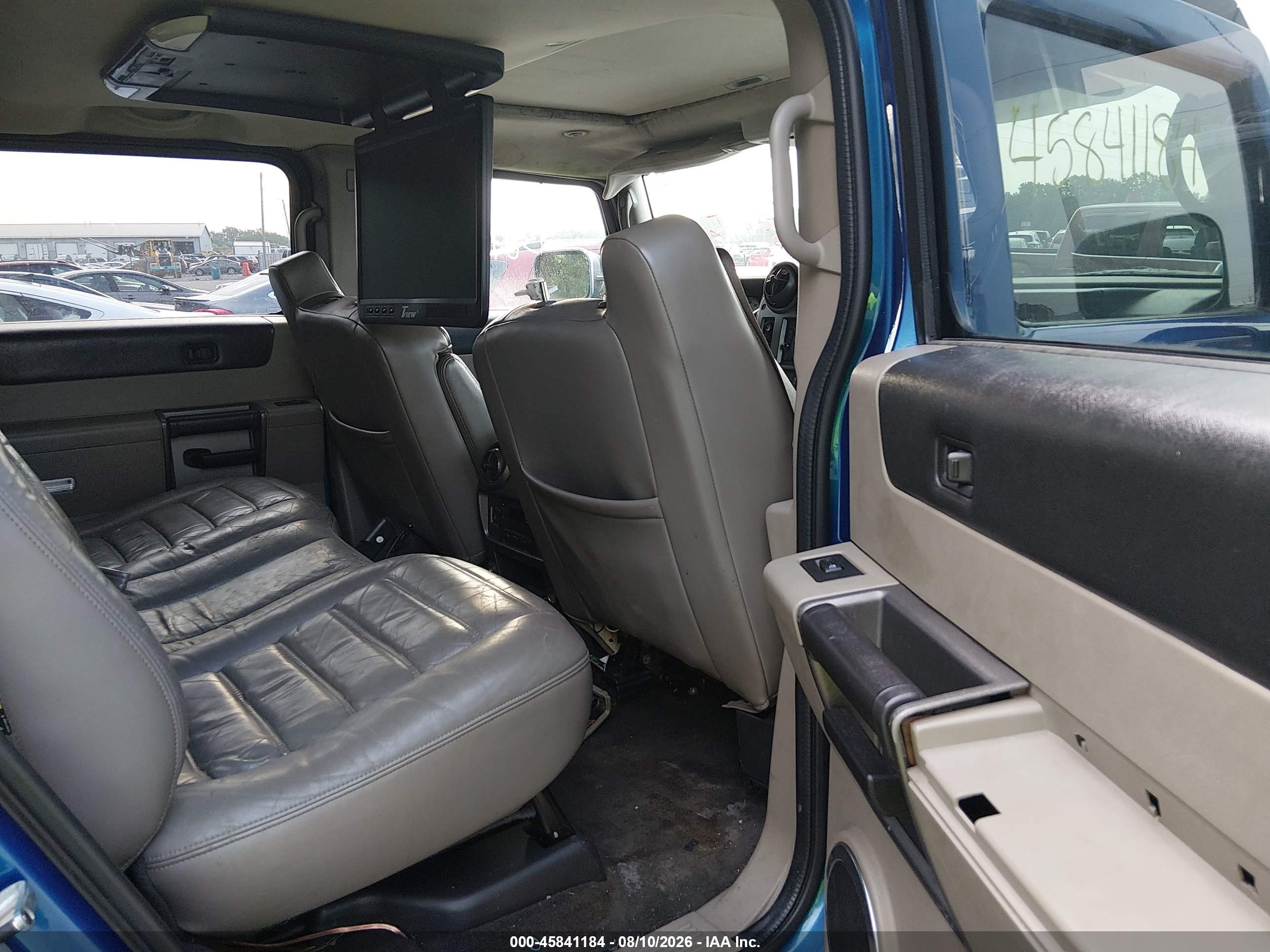 2004 Hummer H2   Blue vin: 5GRGN23U04H115424