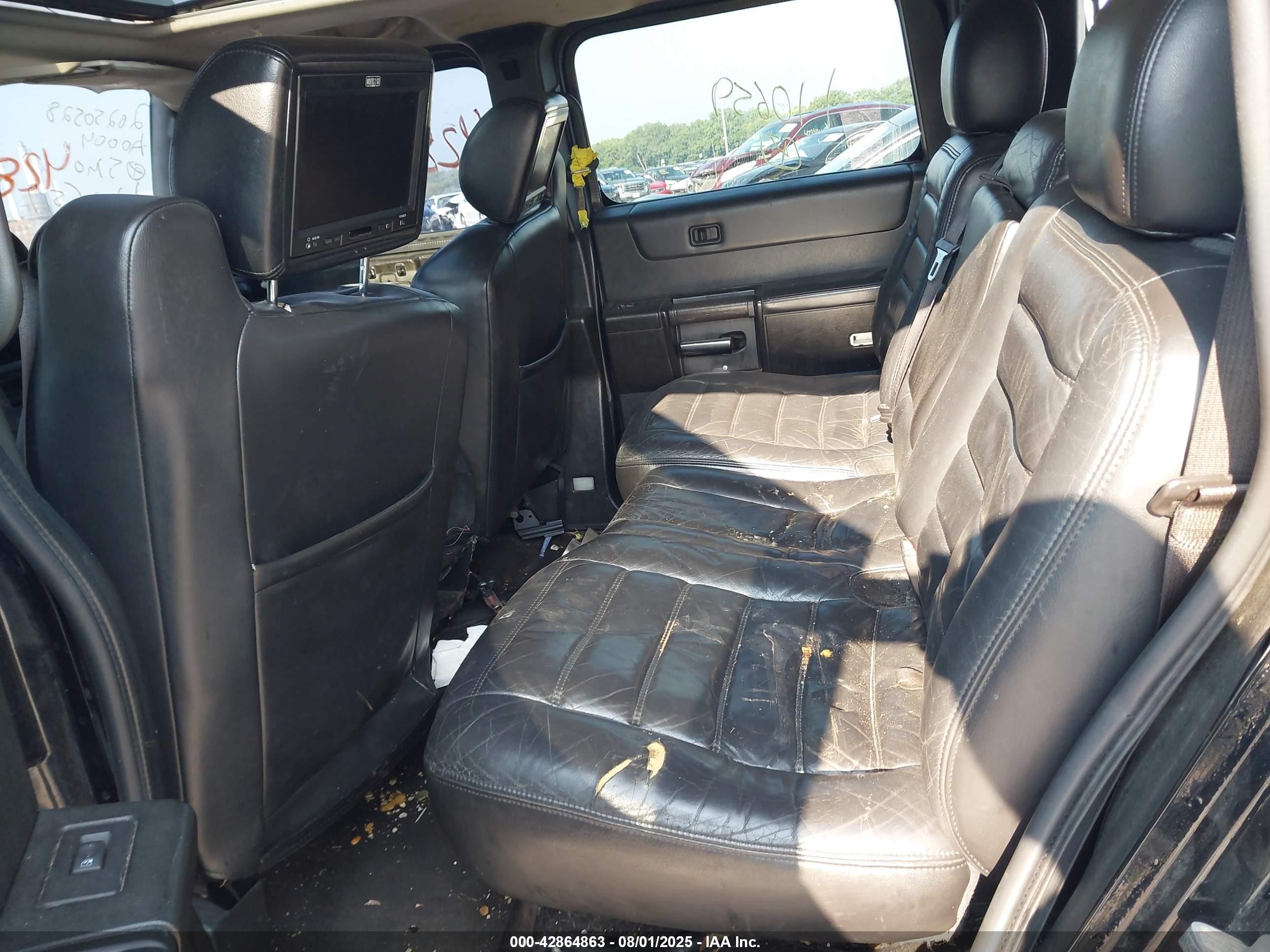 2005 Hummer H2 Suv   Black vin: 5GRGN23U05H110659
