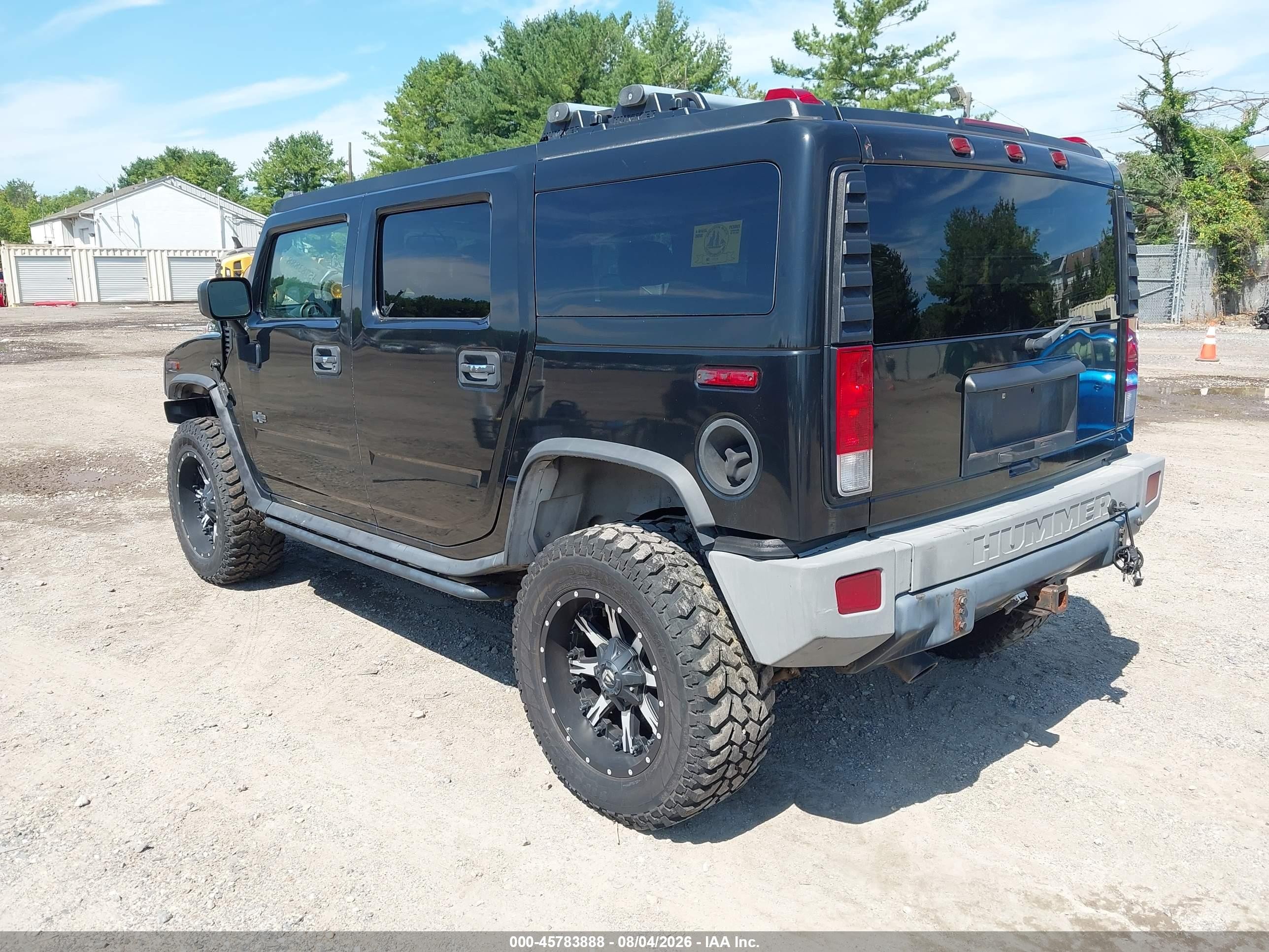 2005 Hummer H2 Suv   Black vin: 5GRGN23U05H129003