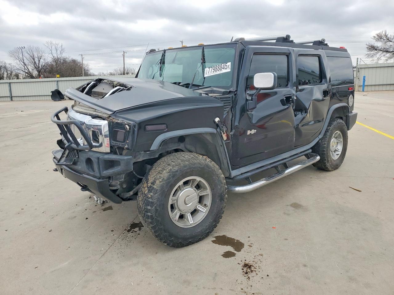 2007 Hummer H2 Black vin: 5GRGN23U07H109840