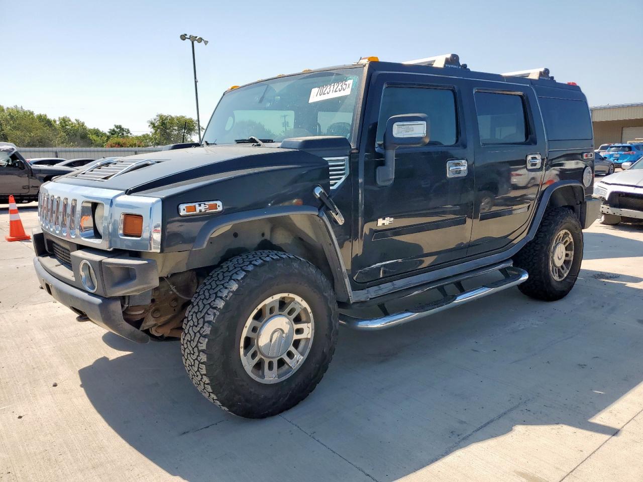 2007 Hummer H2 Black vin: 5GRGN23U07H110700