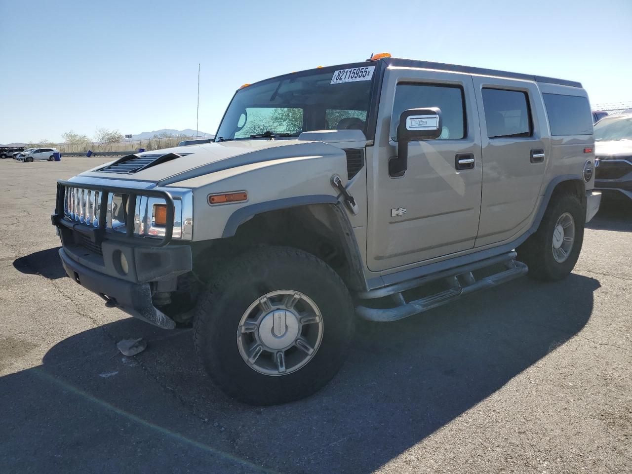 2007 Hummer H2 Tan vin: 5GRGN23U07H111393