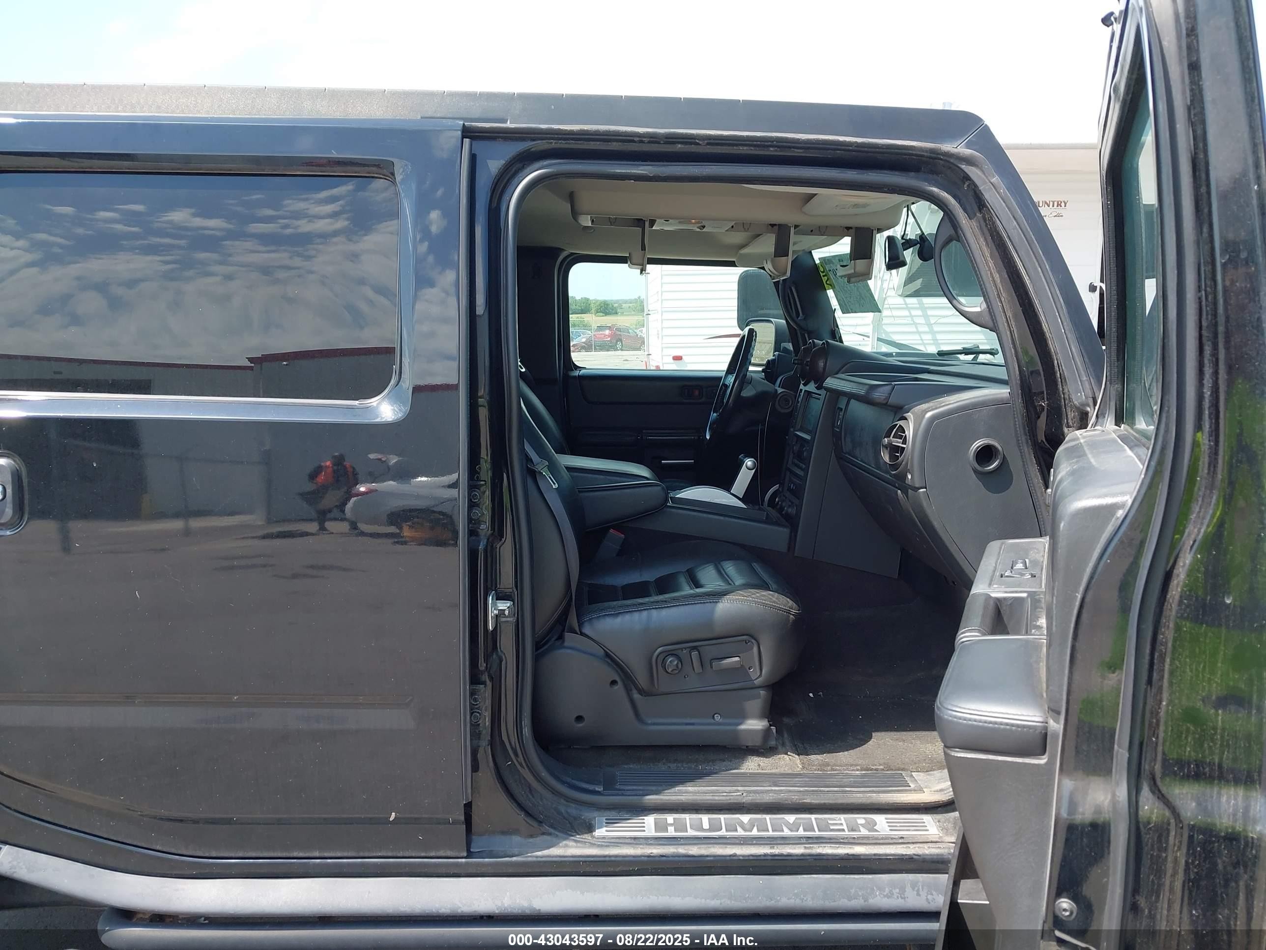 2005 Hummer H2 Suv   Black vin: 5GRGN23U15H108368