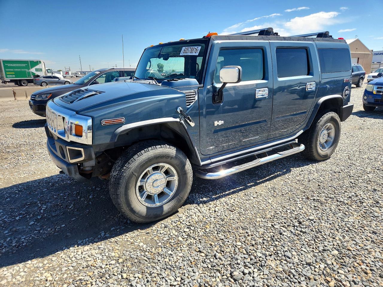 2005 Hummer H2 Blue vin: 5GRGN23U15H116762