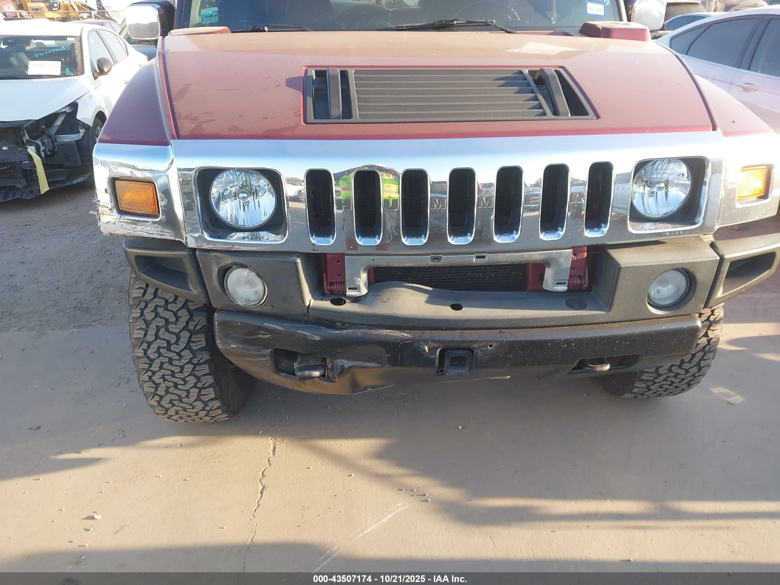 2005 Hummer H2 Suv   Темно-бордовый vin: 5GRGN23U15H130290