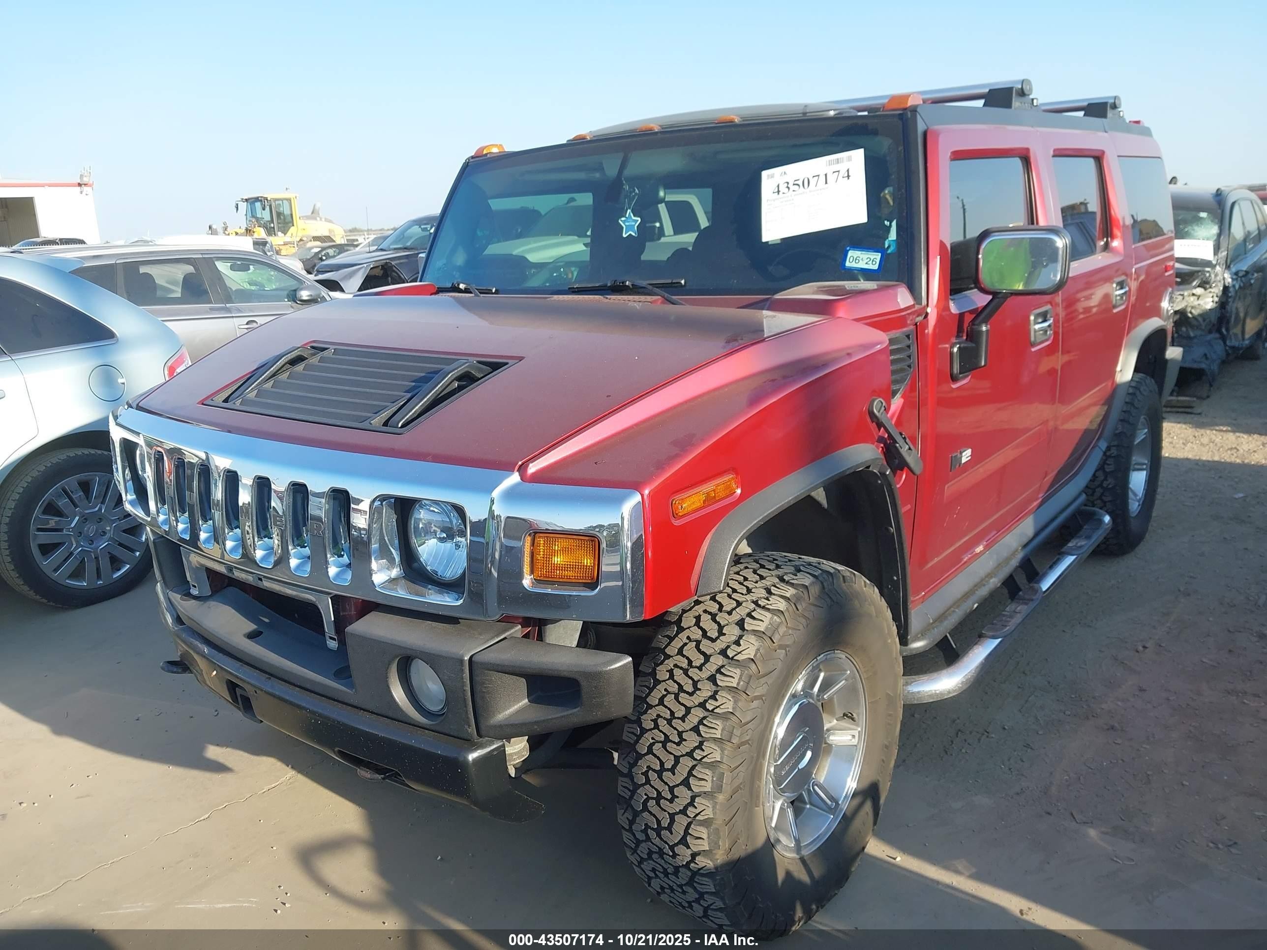 2005 Hummer H2 Suv   Темно-бордовый vin: 5GRGN23U15H130290