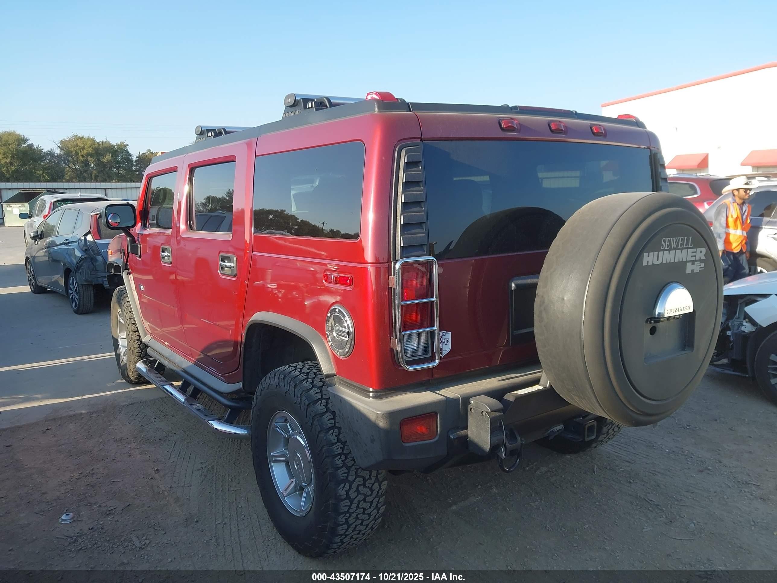 2005 Hummer H2 Suv   Темно-бордовый vin: 5GRGN23U15H130290