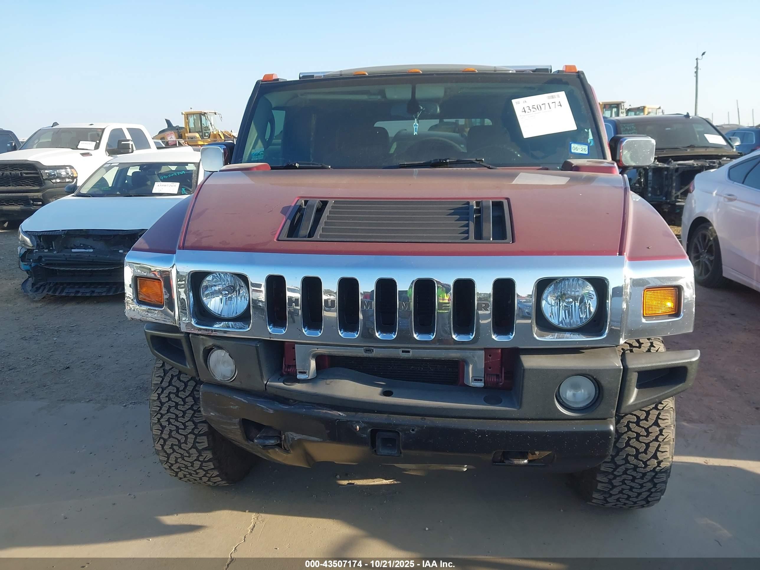 2005 Hummer H2 Suv   Темно-бордовый vin: 5GRGN23U15H130290