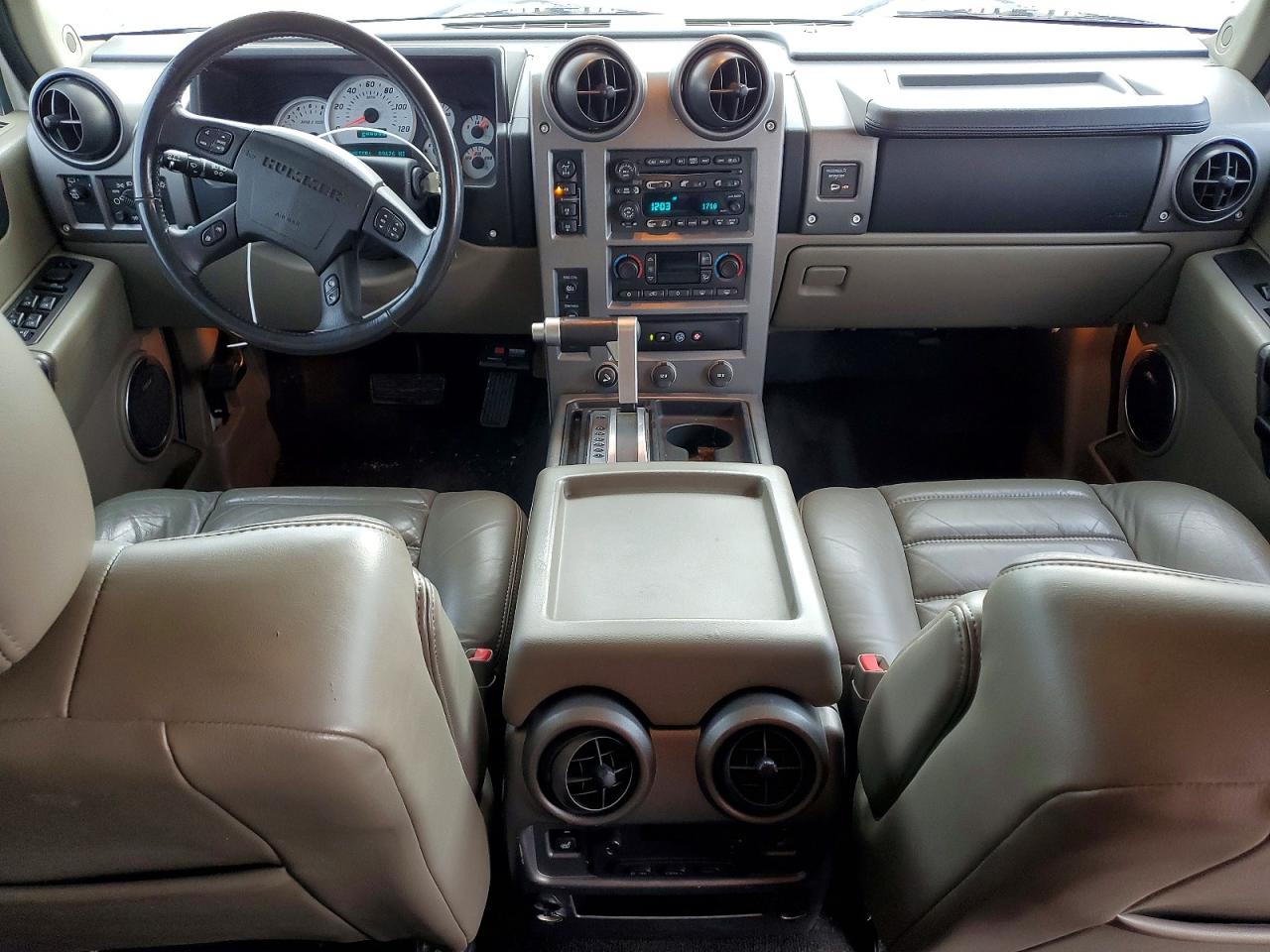 2003 Hummer H2 White vin: 5GRGN23U23H127525