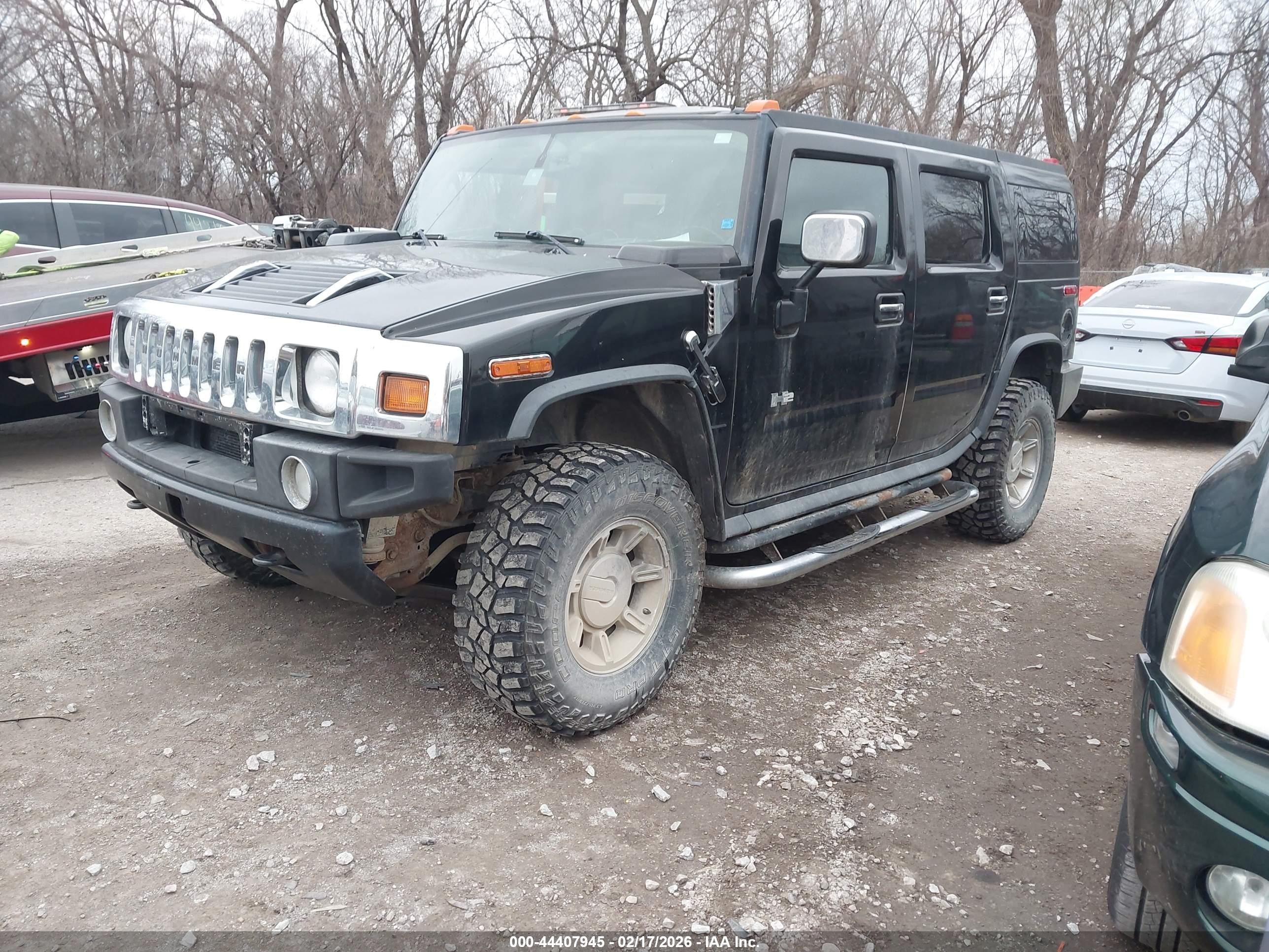 2005 Hummer H2 Suv   Черный vin: 5GRGN23U25H105768