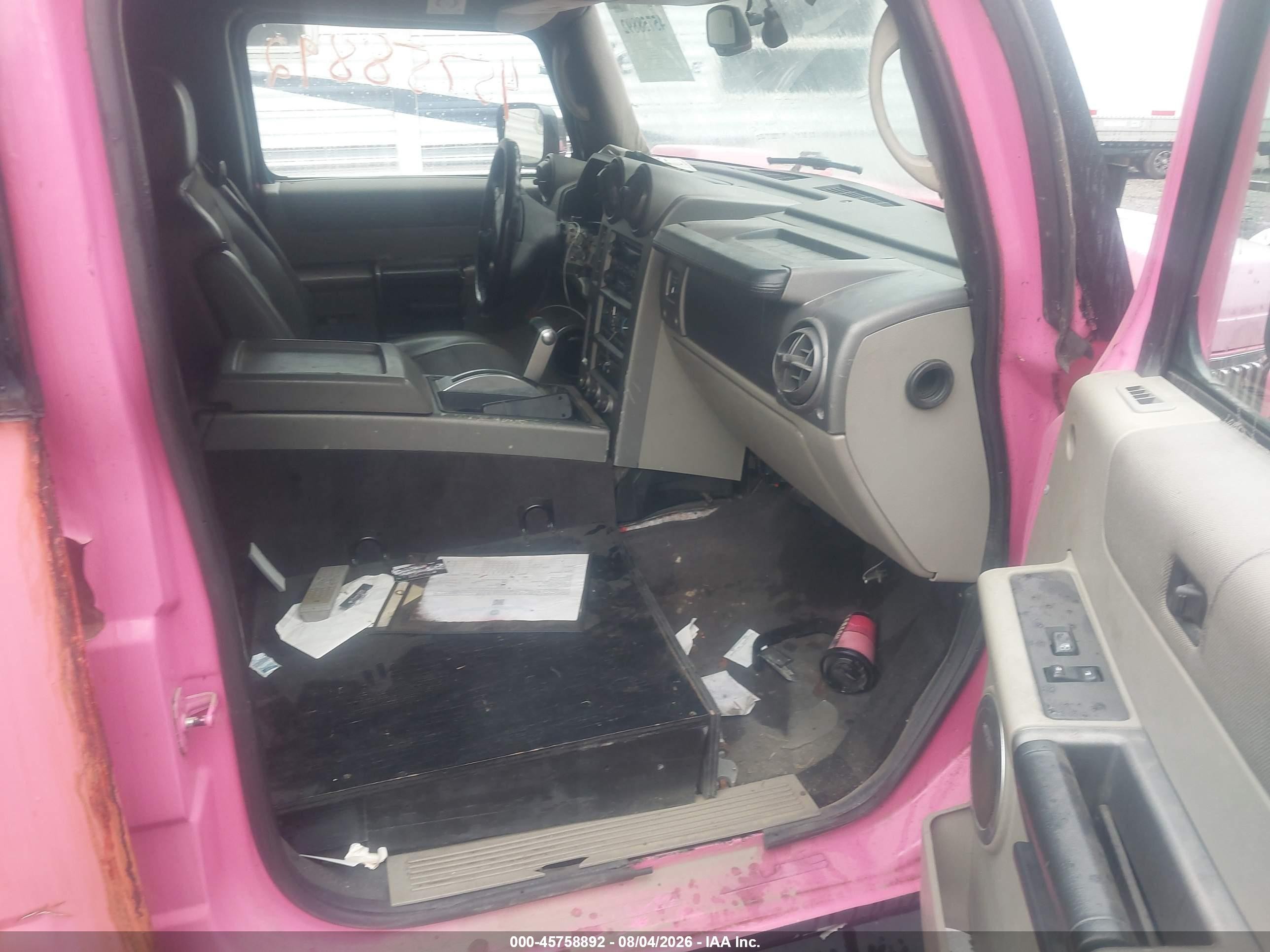 2003 Hummer H2   Pink vin: 5GRGN23U33H143698