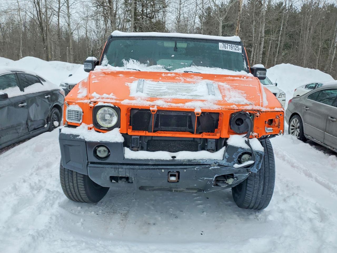 2007 Hummer H2 Оранжевый vin: 5GRGN23U37H101263