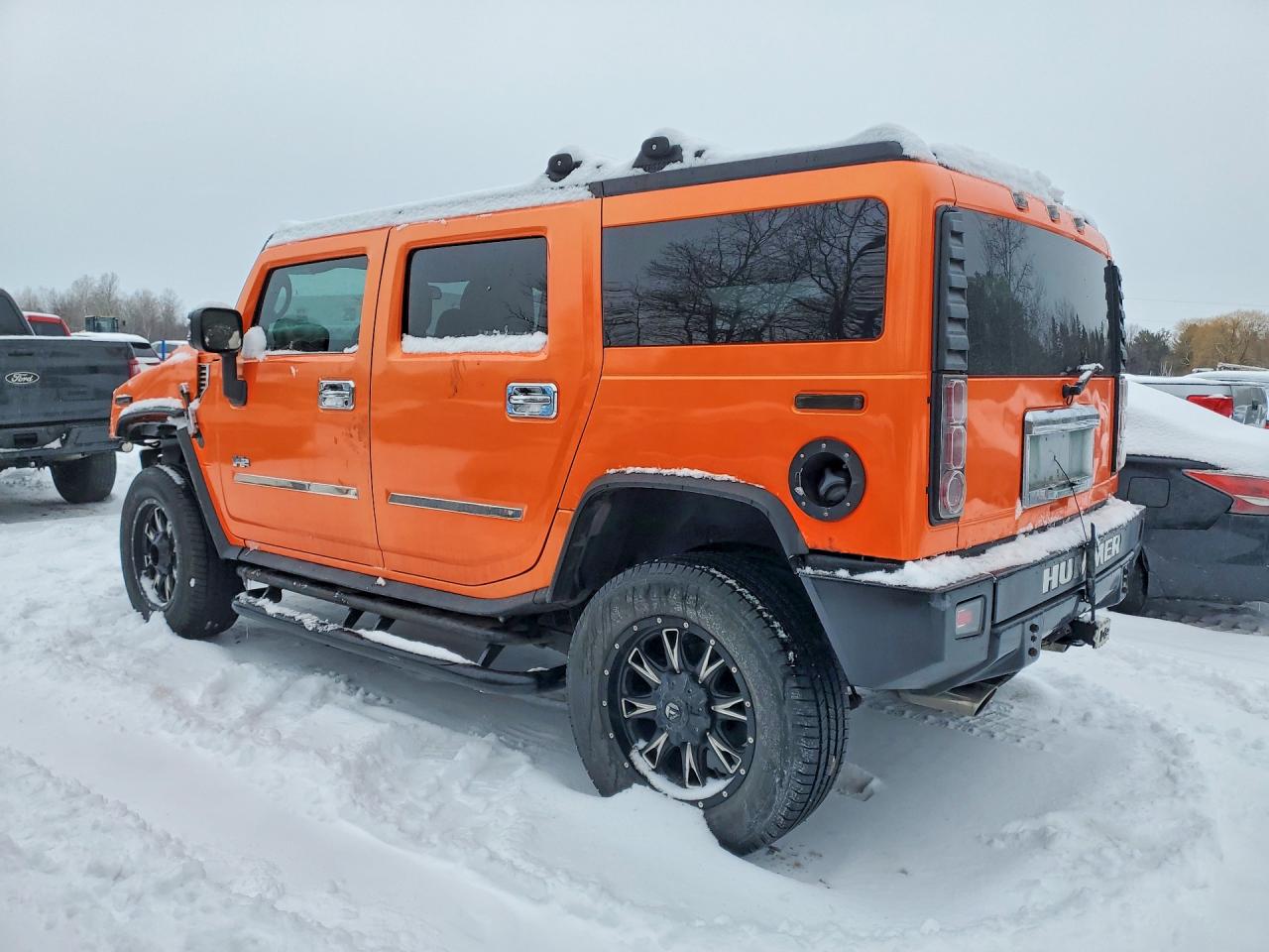 2007 Hummer H2 Оранжевый vin: 5GRGN23U37H101263
