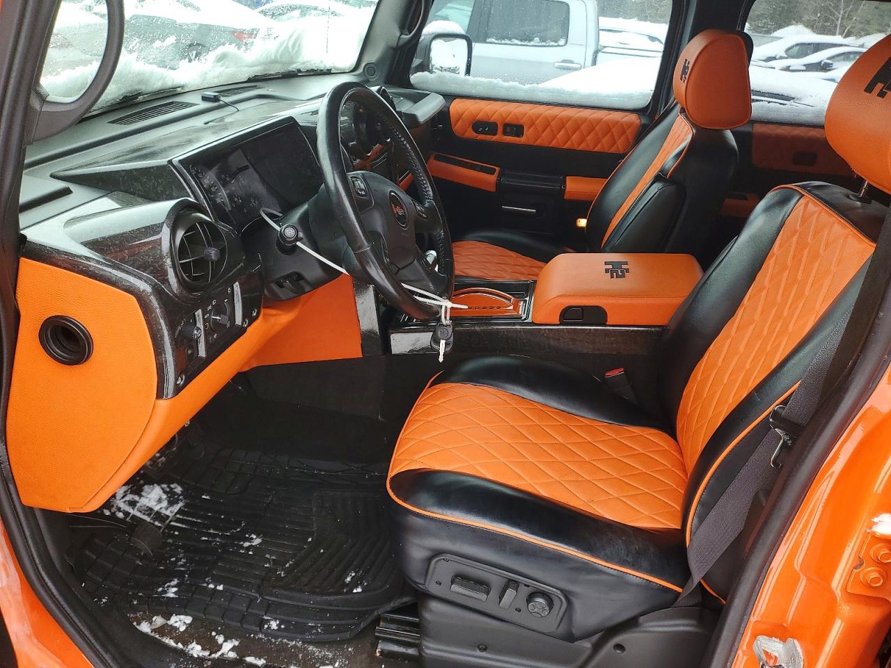 2007 Hummer H2 Оранжевый vin: 5GRGN23U37H101263