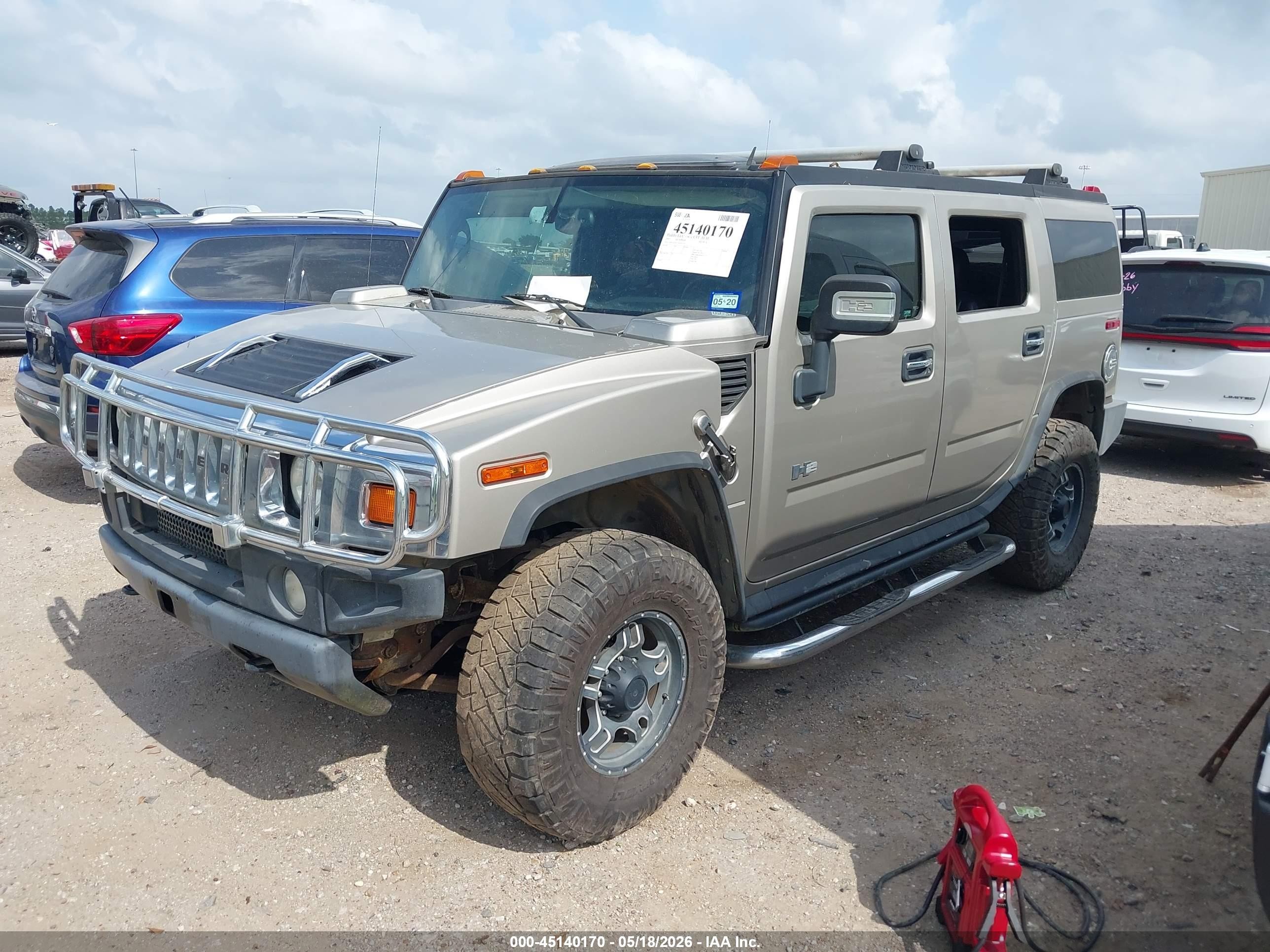 2007 Hummer H2 Suv   Серебряный vin: 5GRGN23U37H103773