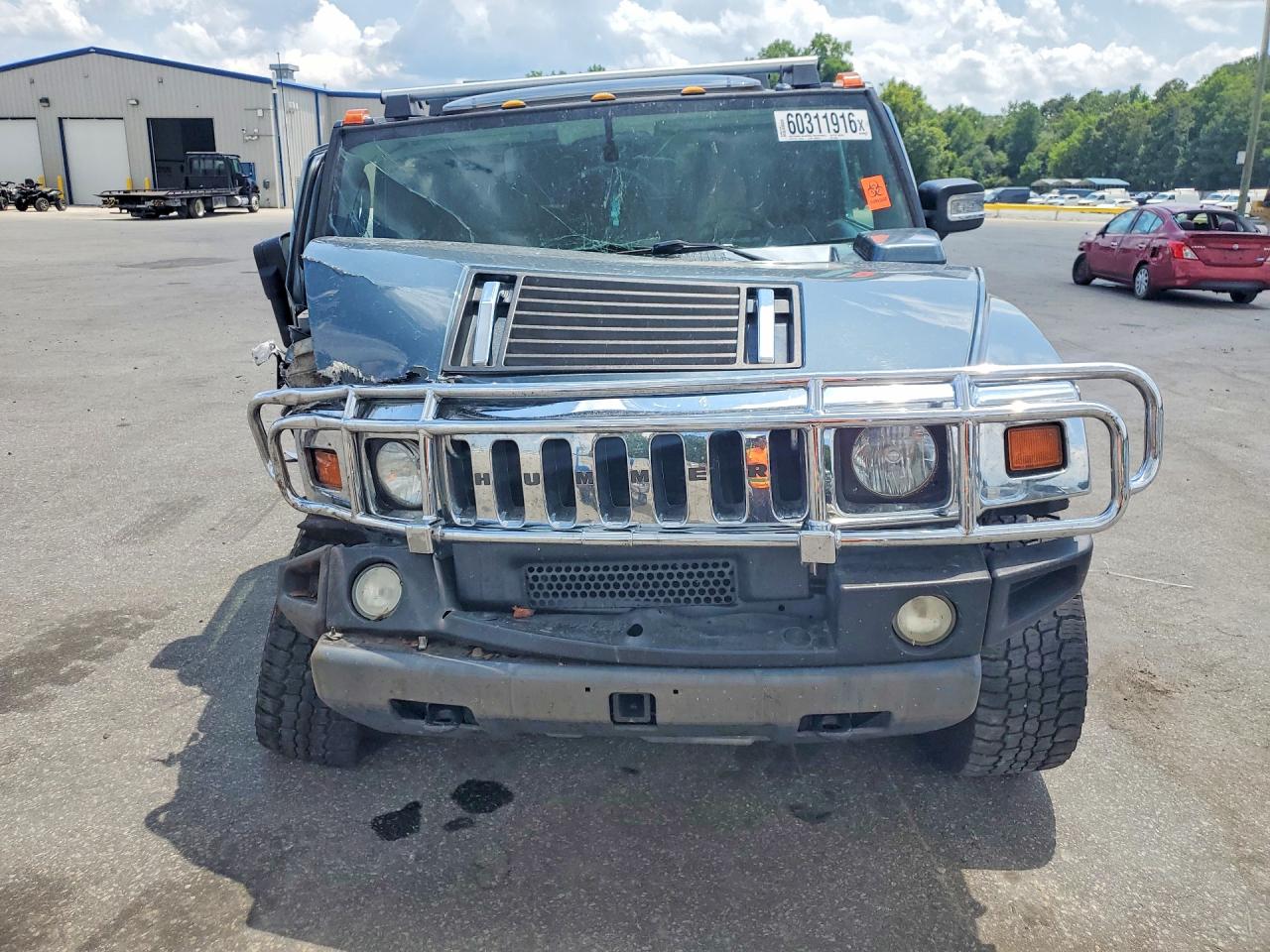 2006 Hummer H2 Синий vin: 5GRGN23U46H106339