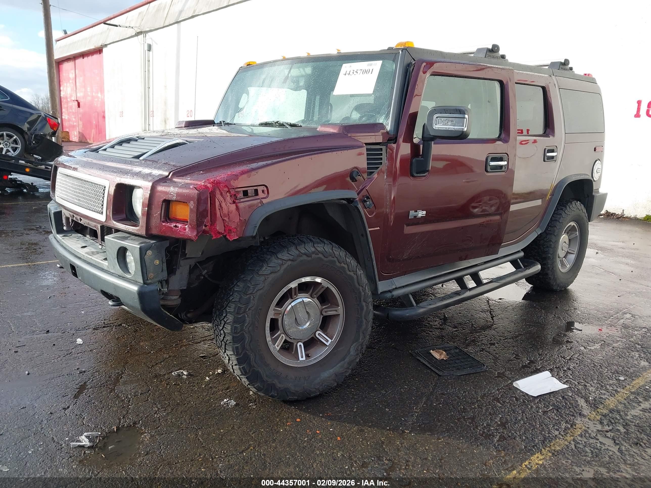 2006 Hummer H2 Suv   Black vin: 5GRGN23U46H106583