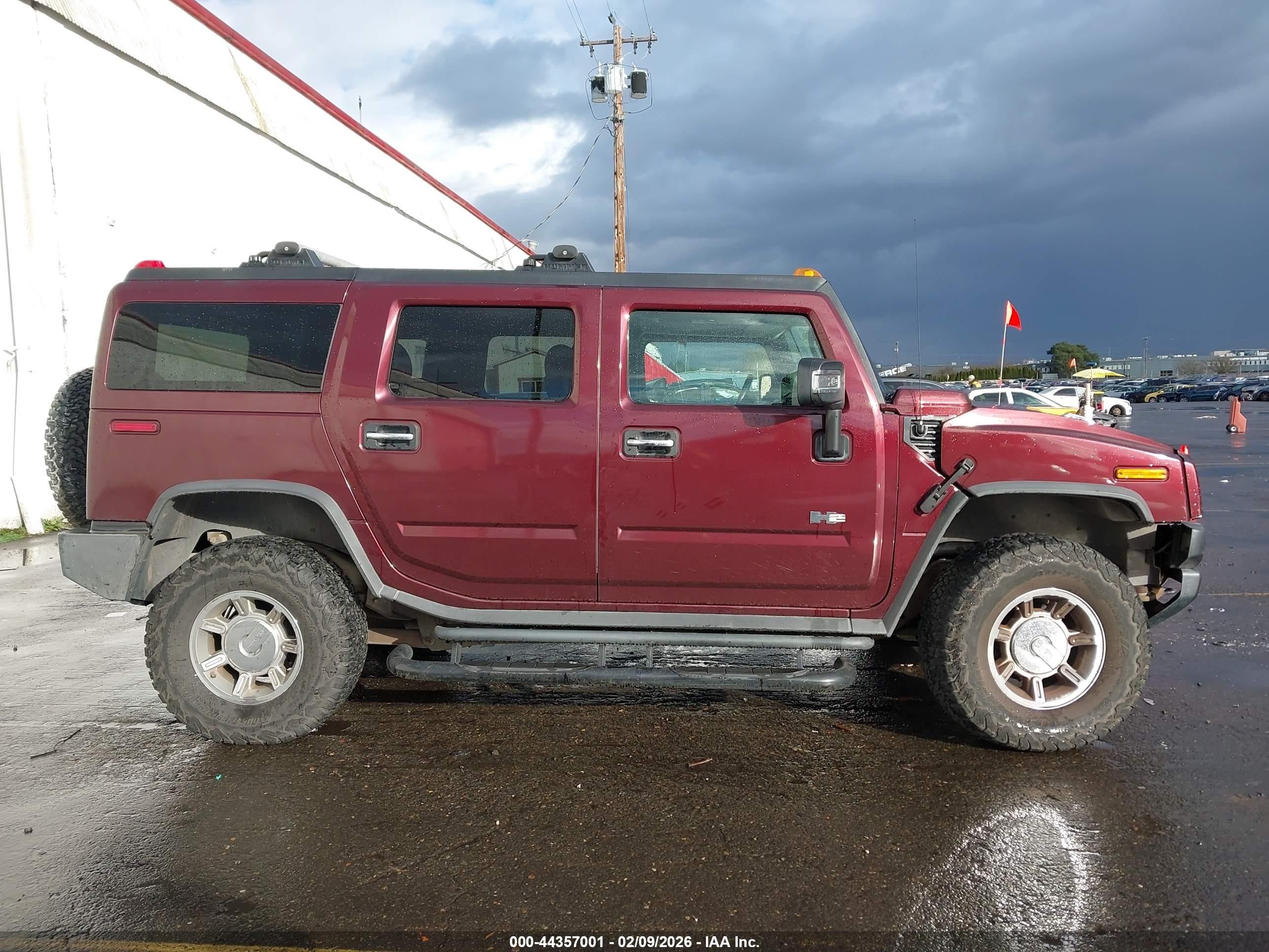 2006 Hummer H2 Suv   Black vin: 5GRGN23U46H106583