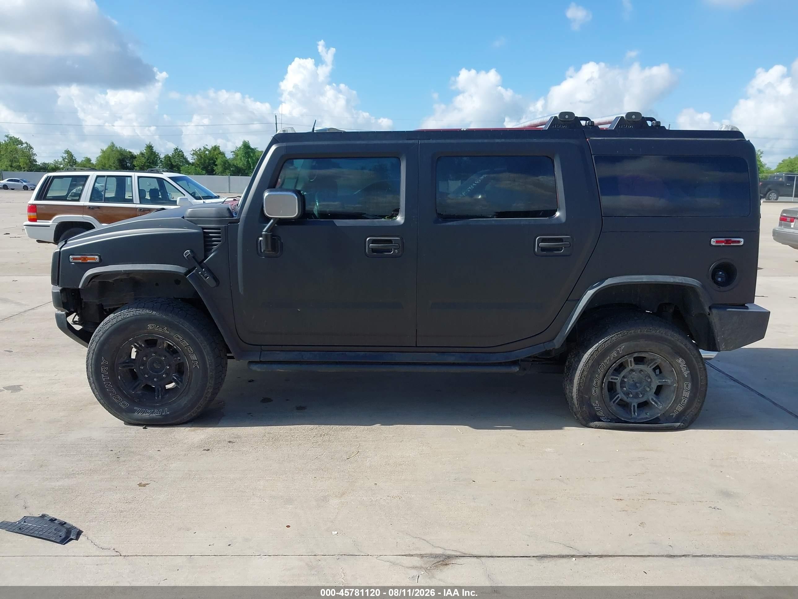 2004 Hummer H2   Black vin: 5GRGN23U54H117203