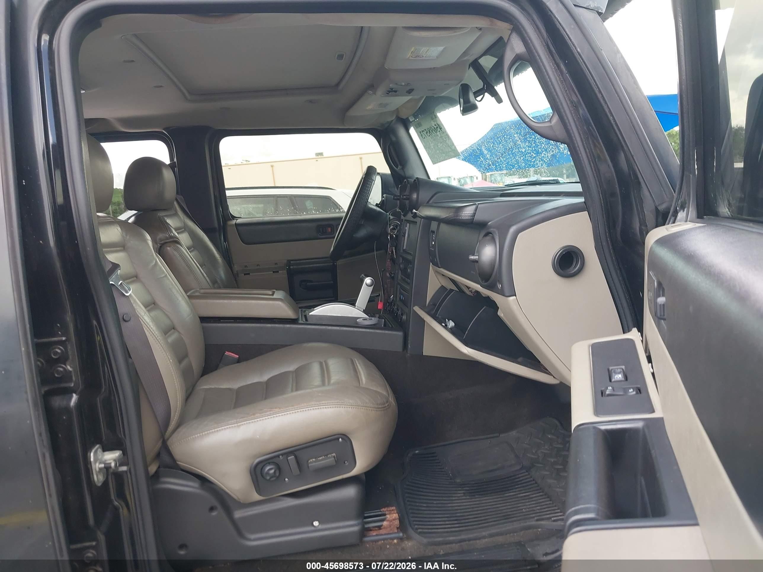 2006 Hummer H2 Suv   Черный vin: 5GRGN23U56H115857