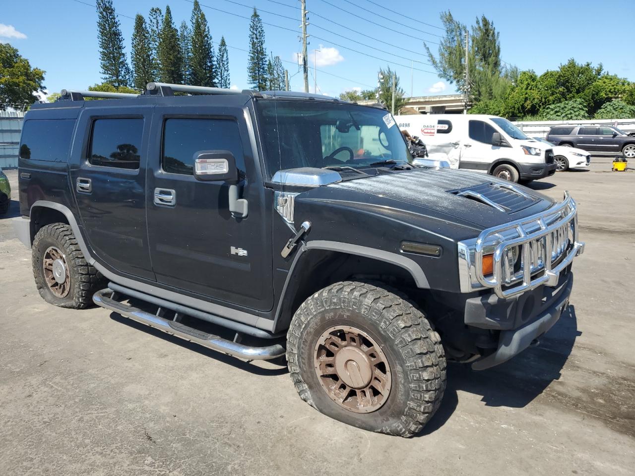 2007 Hummer H2 Black vin: 5GRGN23U57H108974