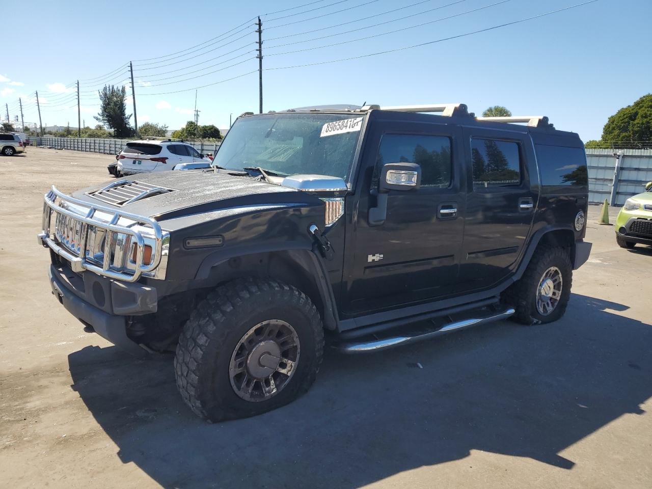 2007 Hummer H2 Black vin: 5GRGN23U57H108974