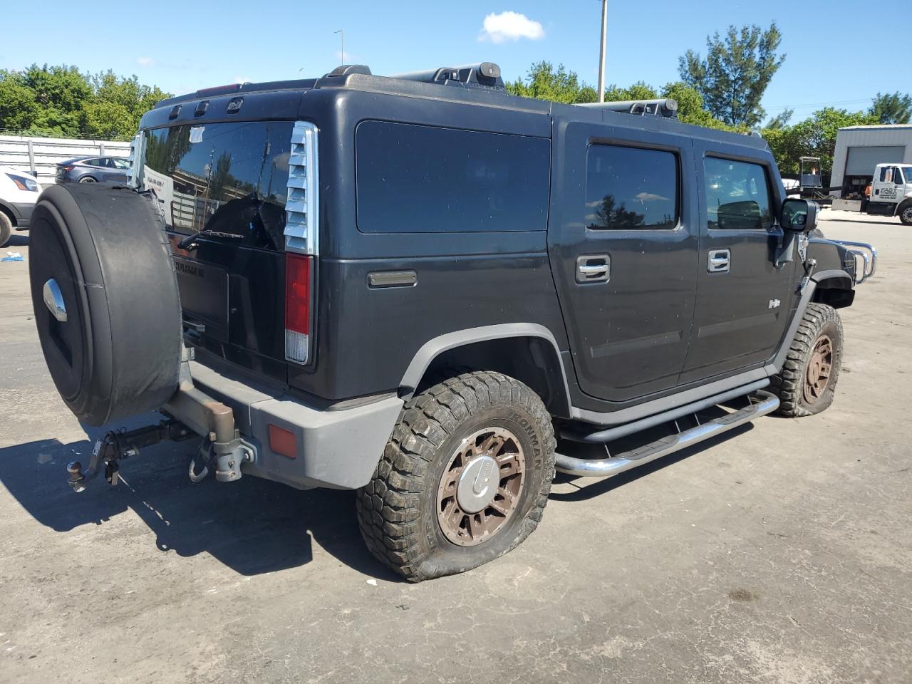 2007 Hummer H2 Black vin: 5GRGN23U57H108974
