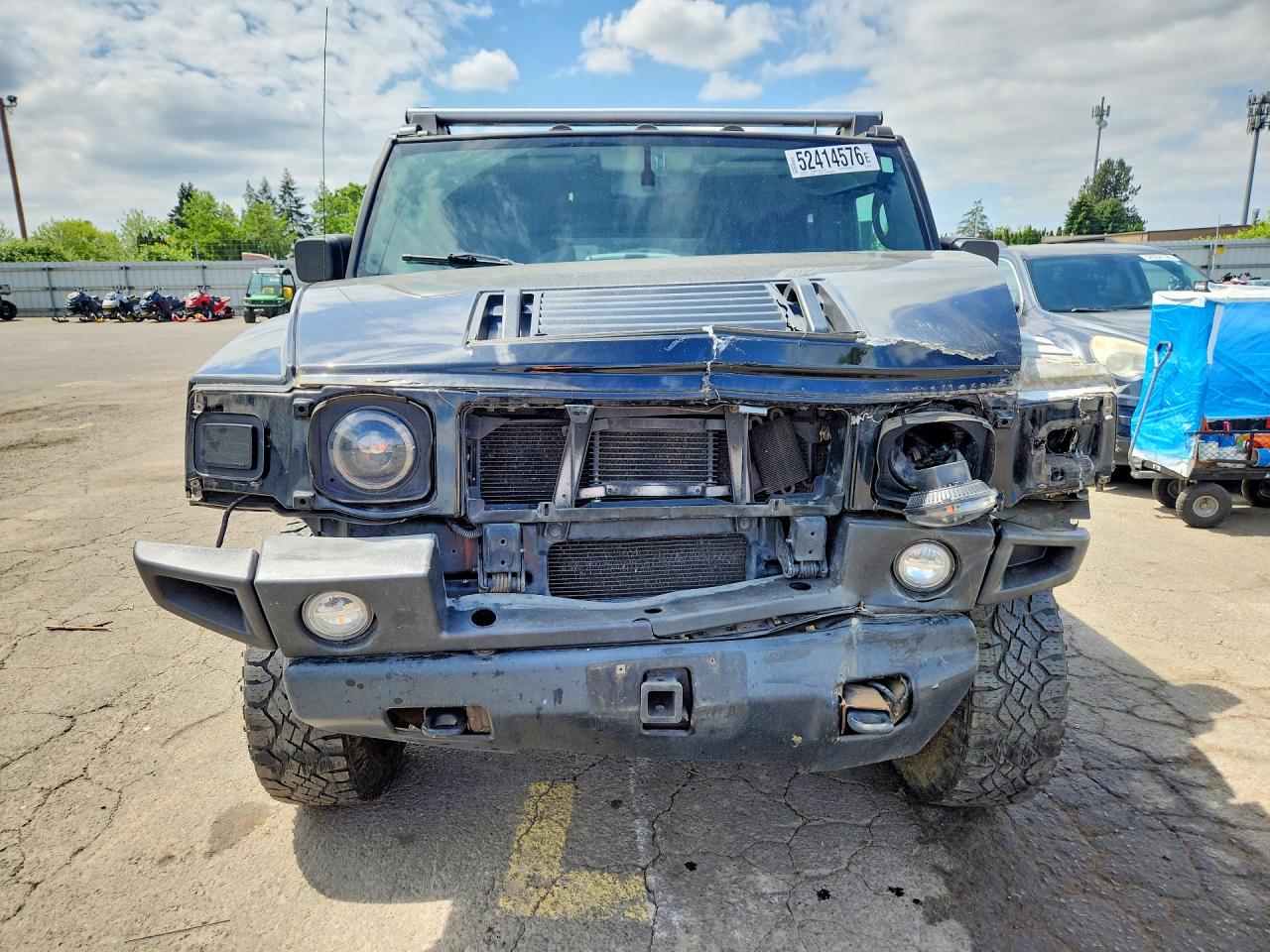 2005 Hummer H2 Черный vin: 5GRGN23U65H110648