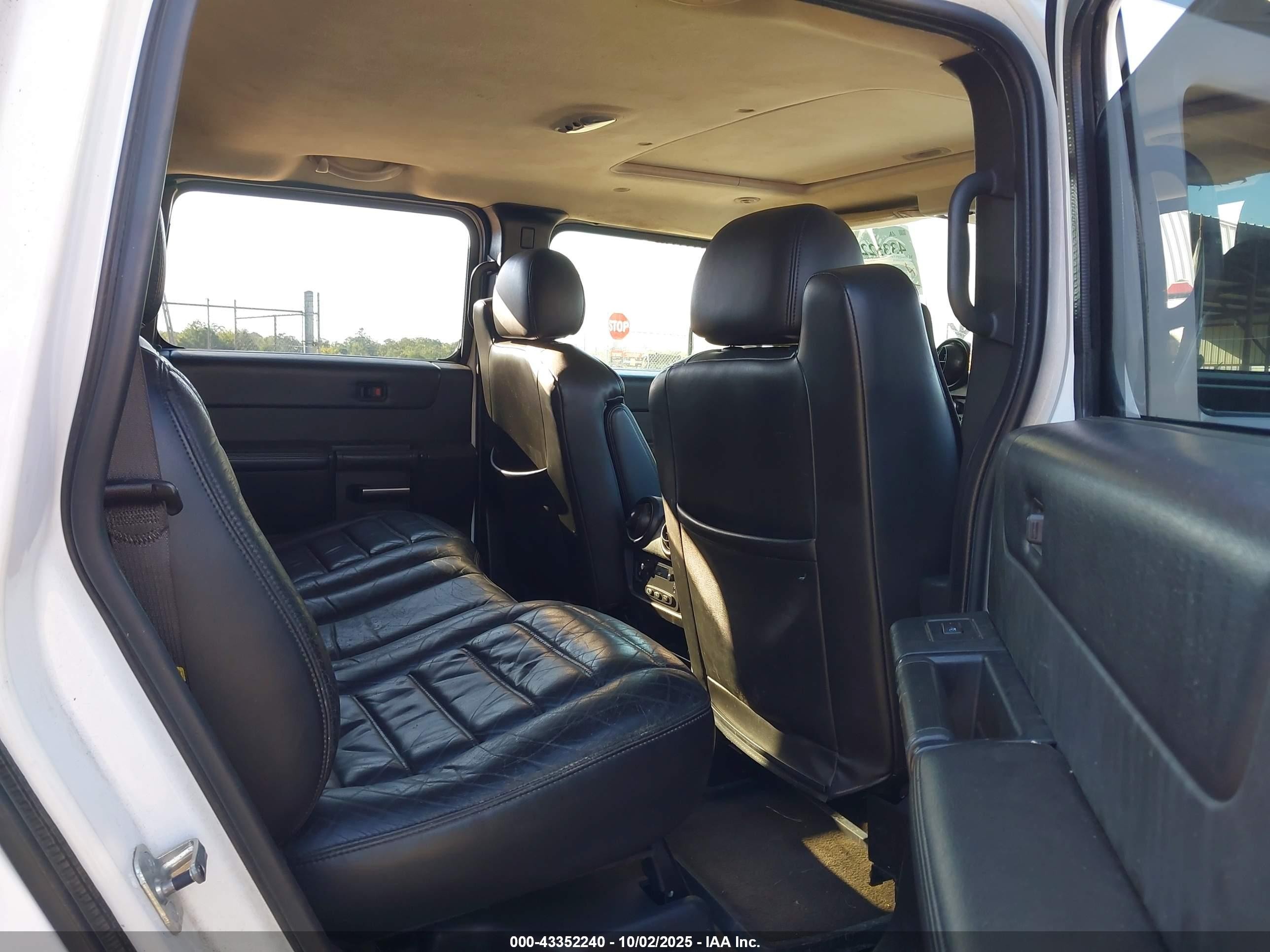 2006 Hummer H2 Suv   White vin: 5GRGN23U76H102222