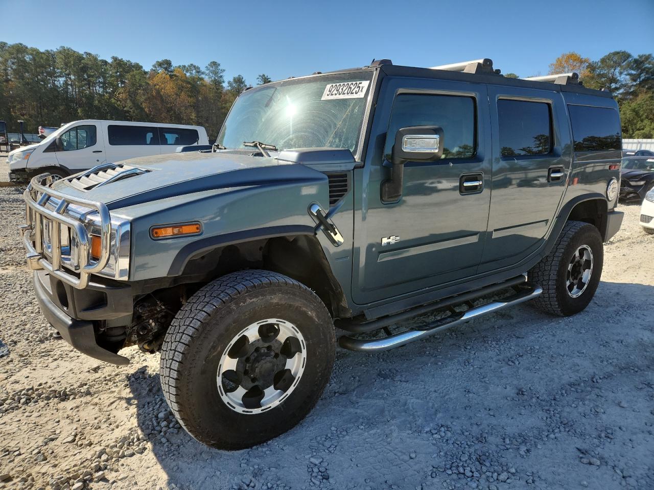 2006 Hummer H2 Teal vin: 5GRGN23U76H109591