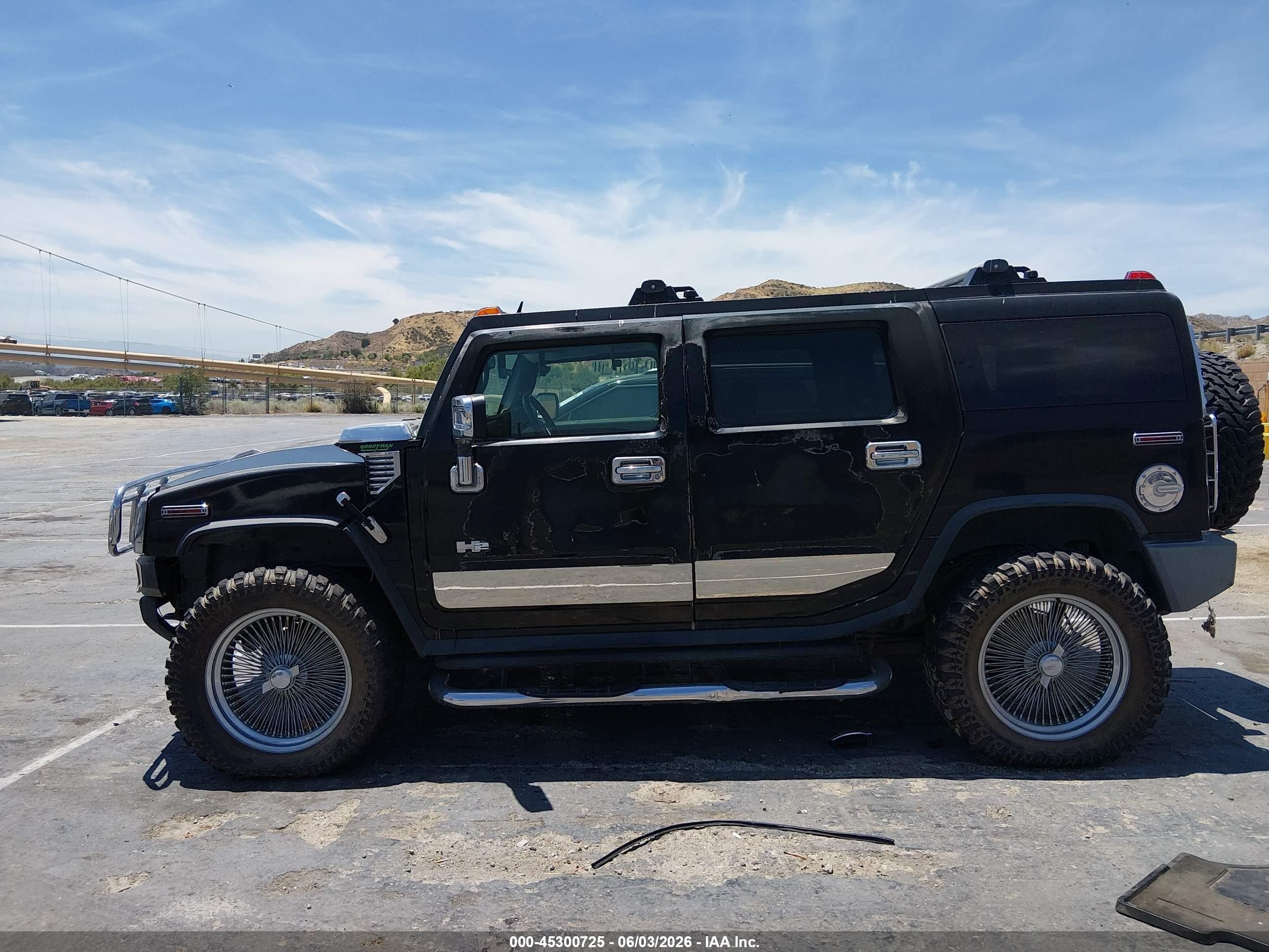 2006 Hummer H2 Suv   Черный vin: 5GRGN23U76H120364