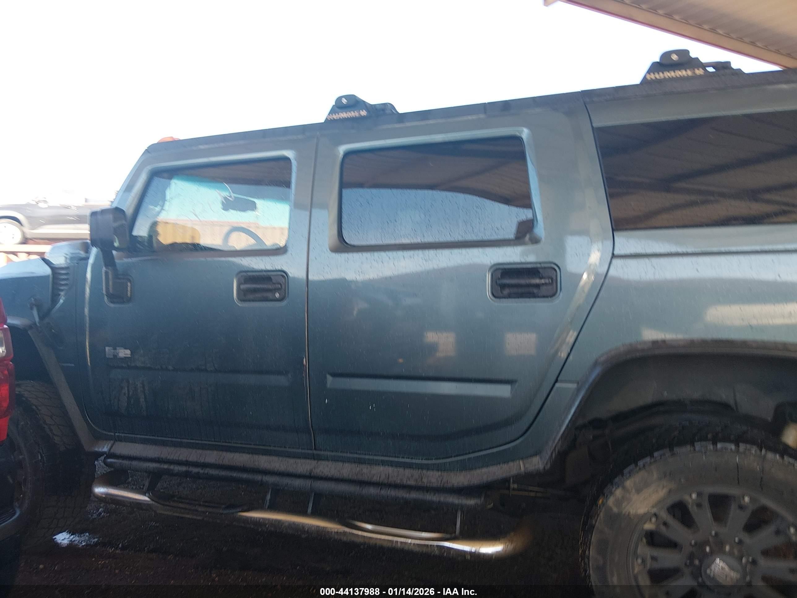2005 Hummer H2 Suv   Зеленый vin: 5GRGN23U85H119092