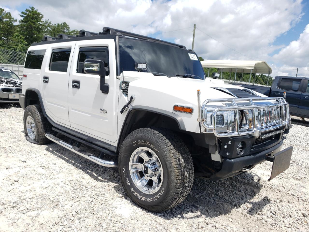 2006 Hummer H2 Белый vin: 5GRGN23U86H107073