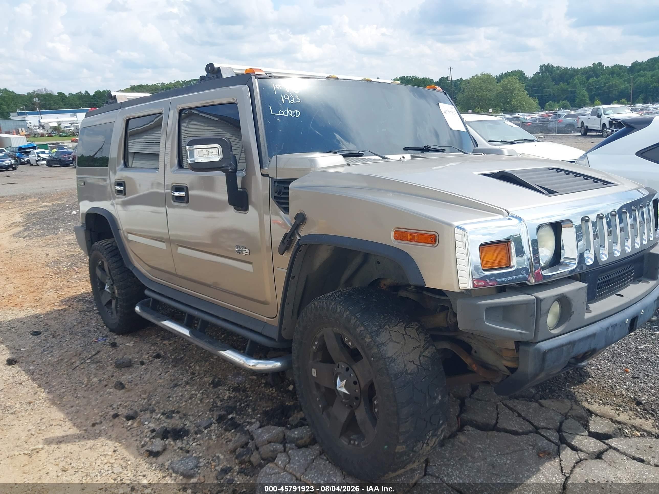2006 Hummer H2 Suv   Gray vin: 5GRGN23U86H108515