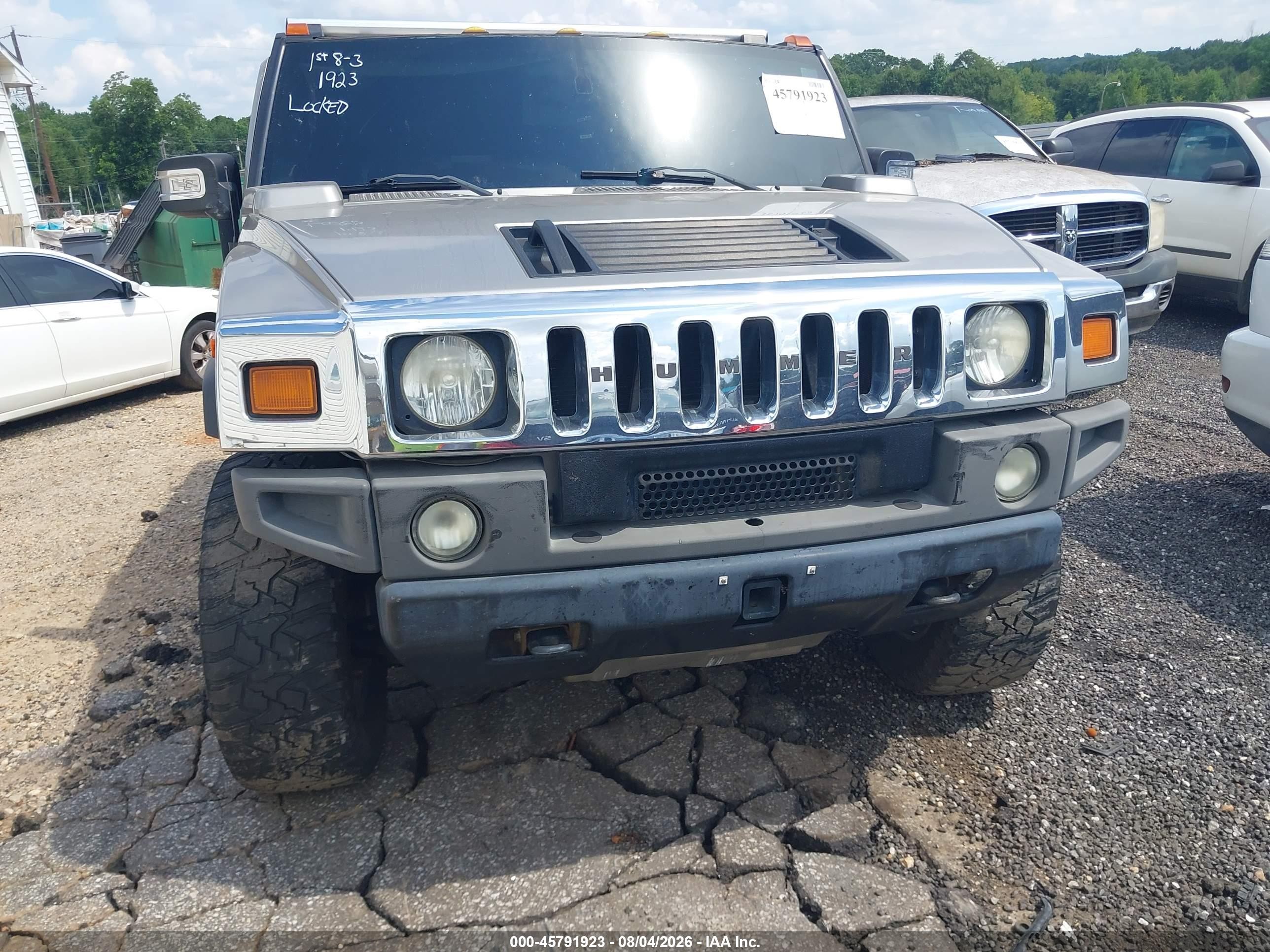2006 Hummer H2 Suv   Gray vin: 5GRGN23U86H108515