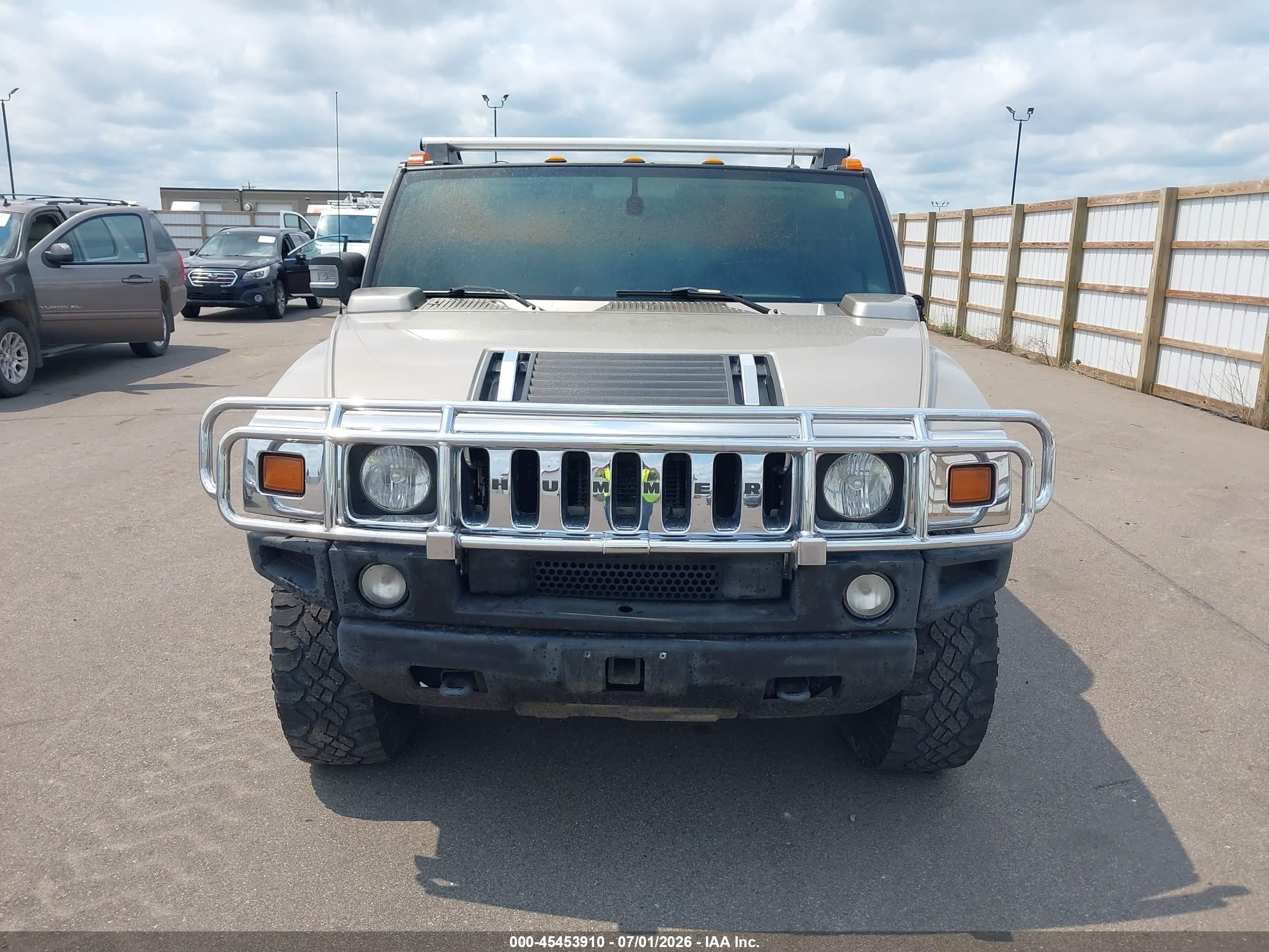 2007 Hummer H2 Suv Pewter vin: 5GRGN23U87H105079