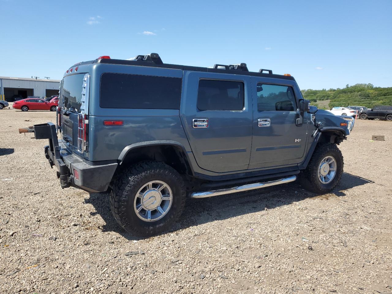 2006 Hummer H2 Blue vin: 5GRGN23U96H112797