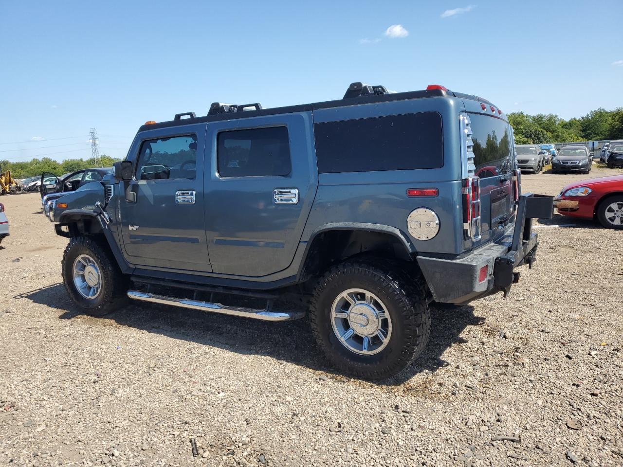 2006 Hummer H2 Blue vin: 5GRGN23U96H112797