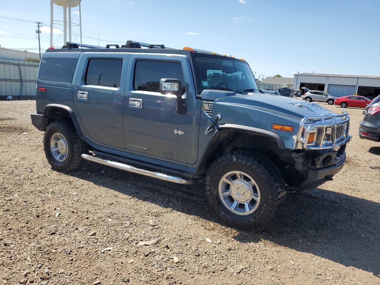 2006 Hummer H2 Blue vin: 5GRGN23U96H112797