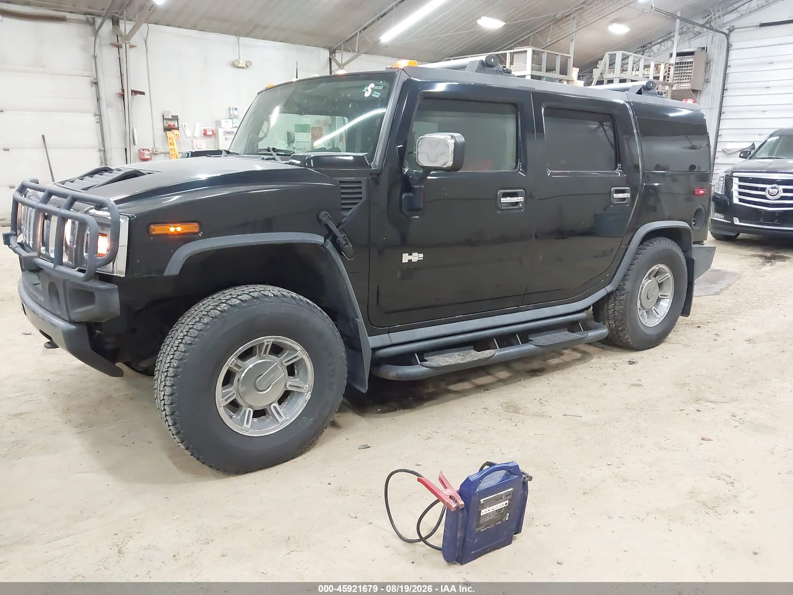 2003 Hummer H2   Black vin: 5GRGN23UX3H118121