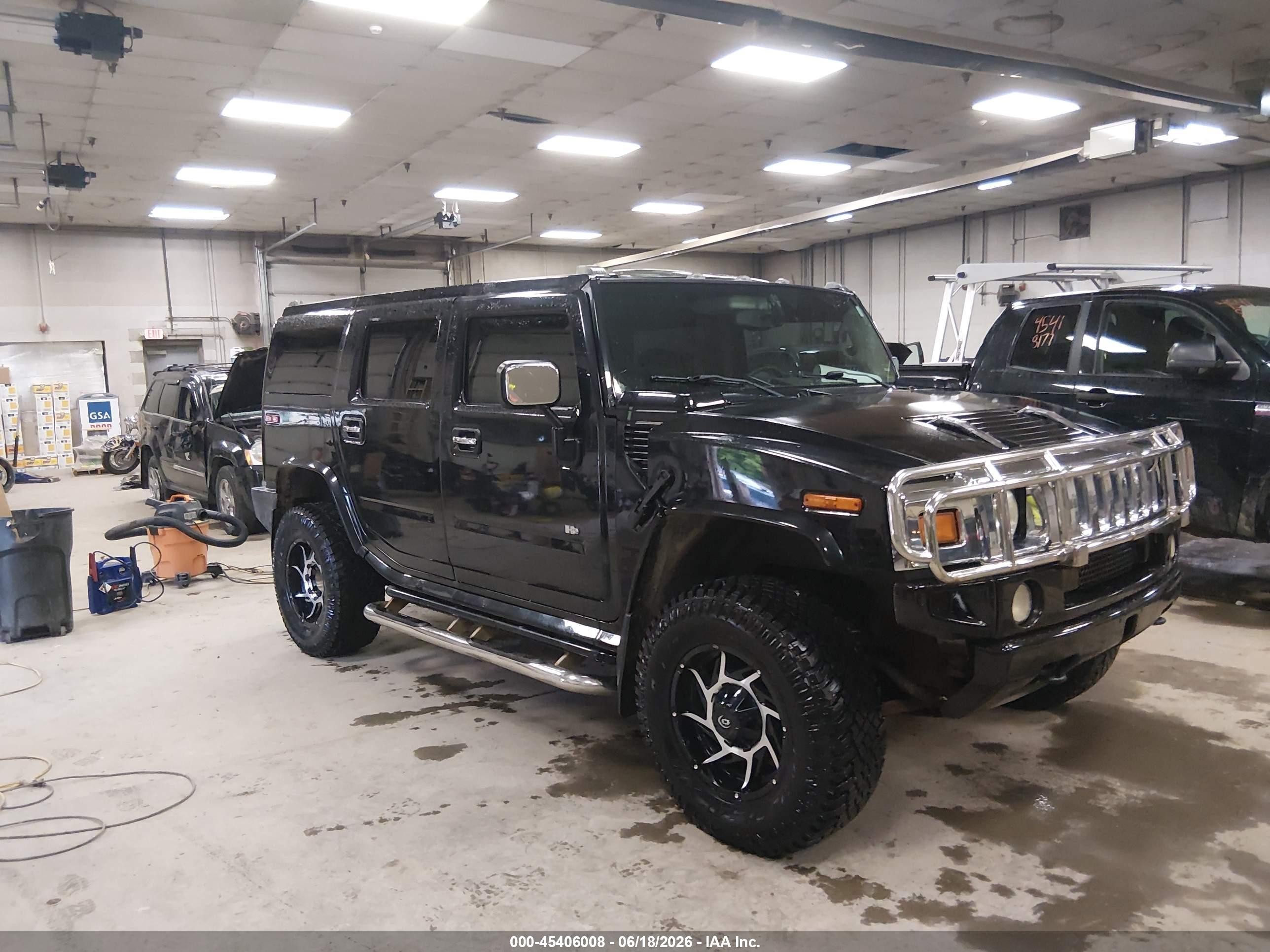 2003 Hummer H2   Black vin: 5GRGN23UX3H121875