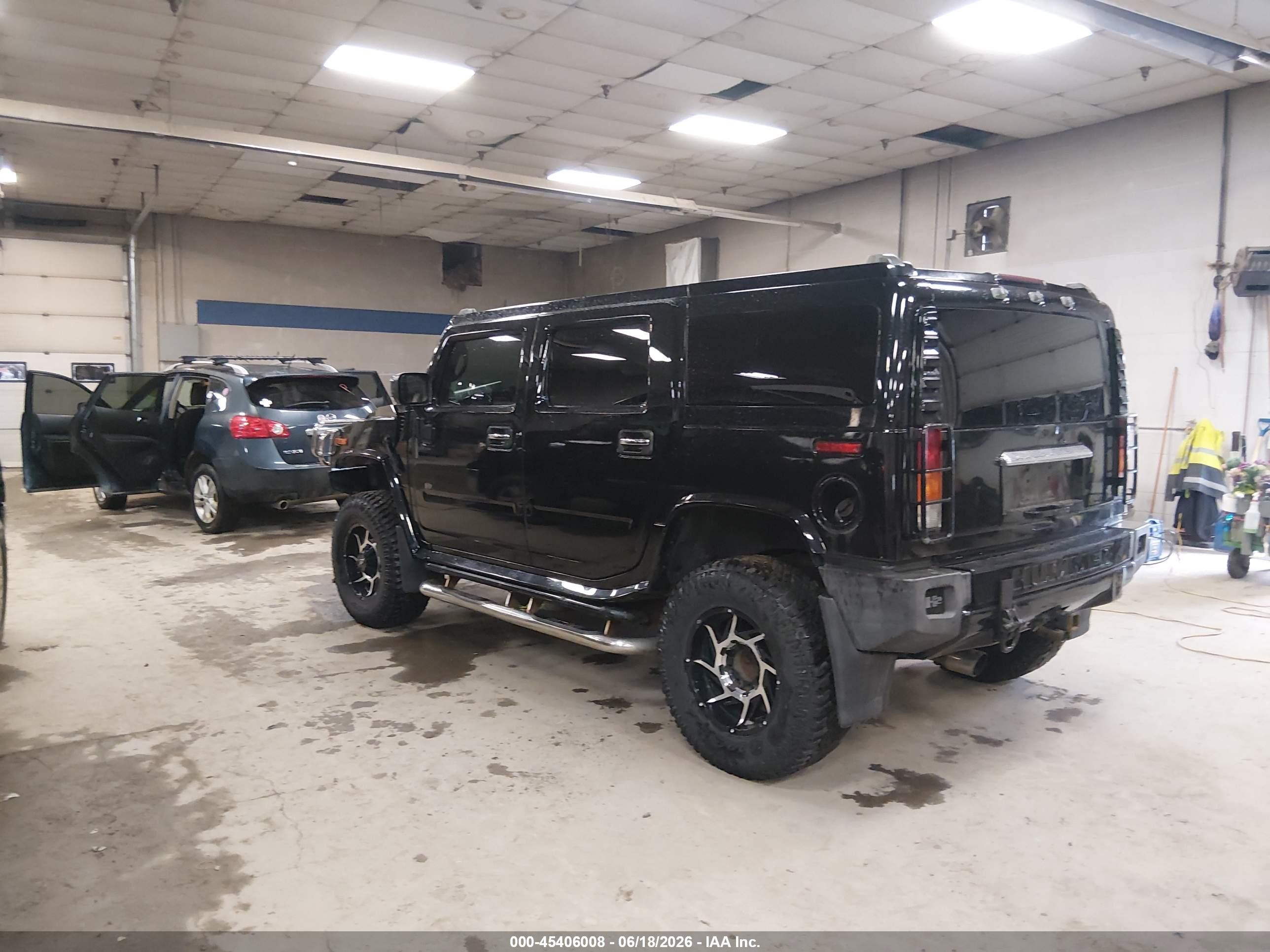 2003 Hummer H2   Black vin: 5GRGN23UX3H121875