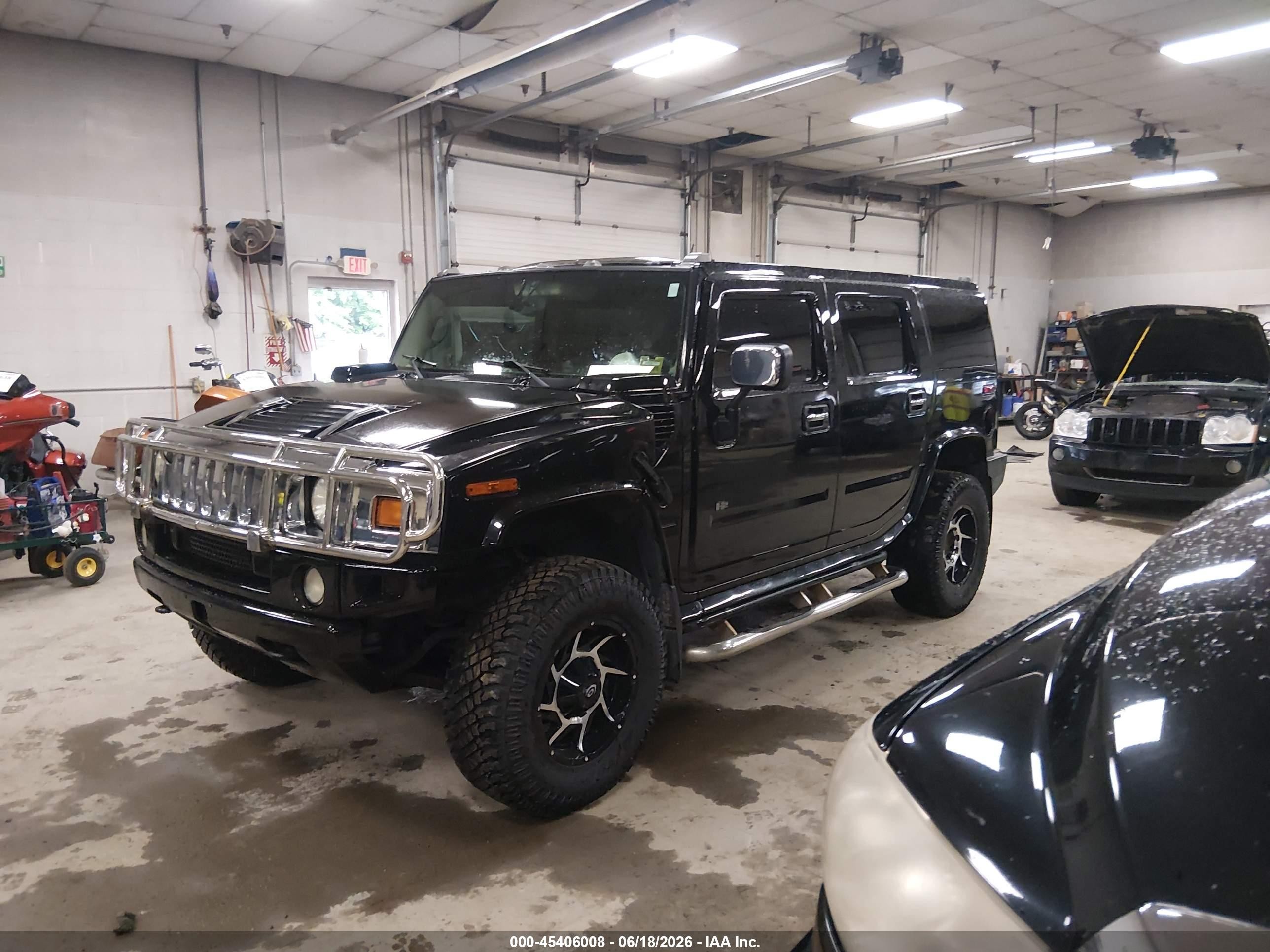 2003 Hummer H2   Black vin: 5GRGN23UX3H121875