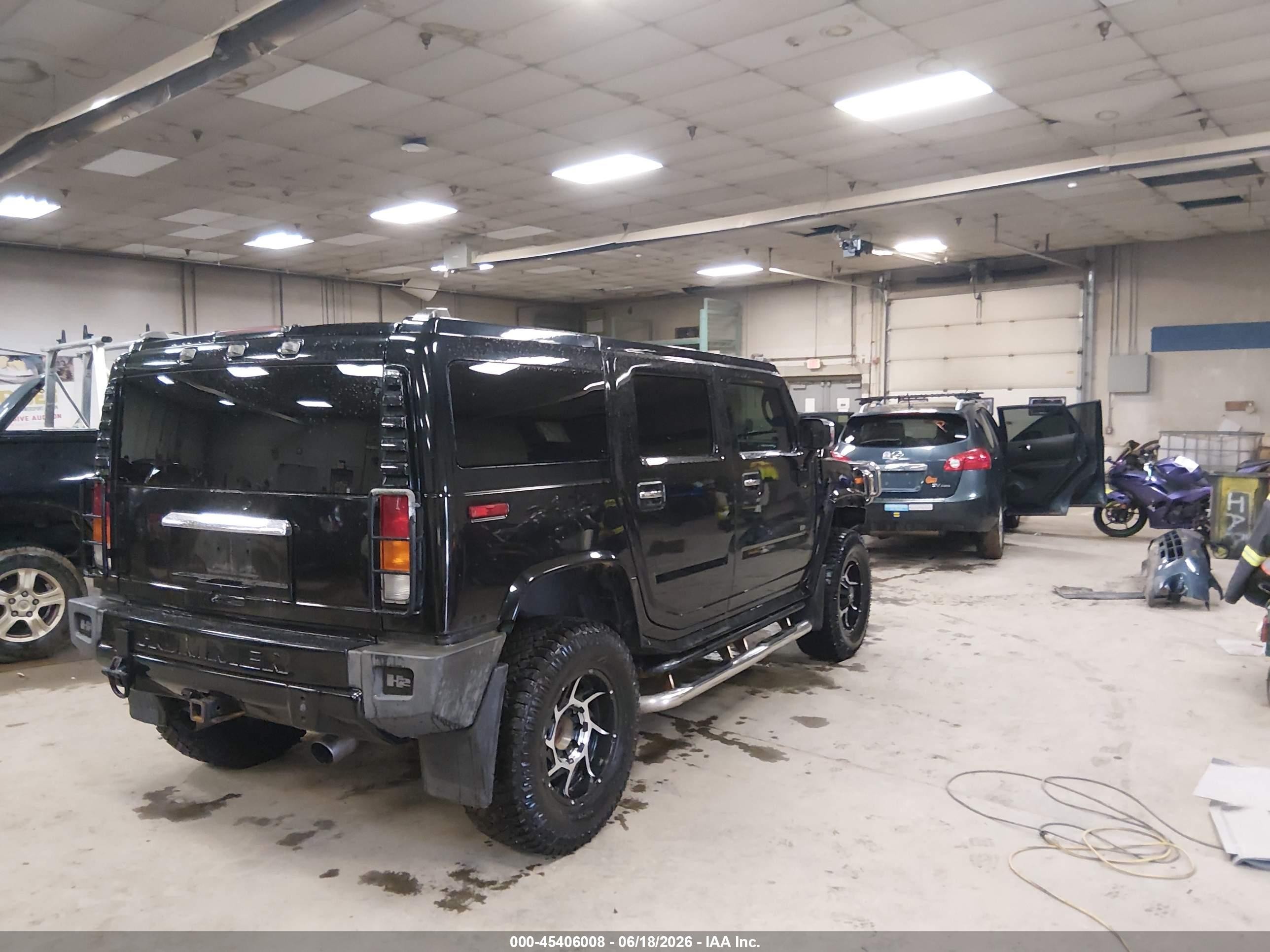 2003 Hummer H2   Black vin: 5GRGN23UX3H121875