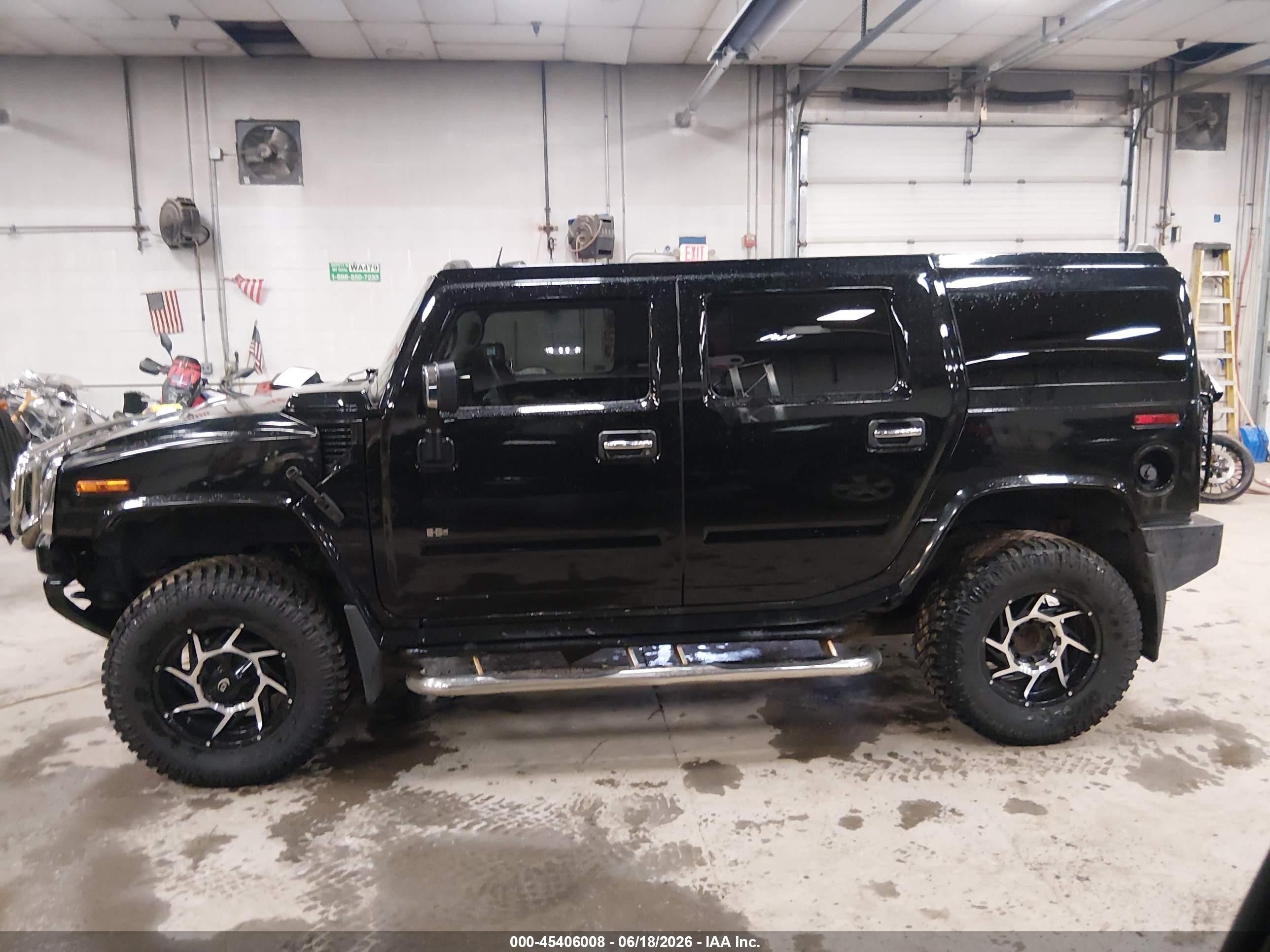 2003 Hummer H2   Black vin: 5GRGN23UX3H121875