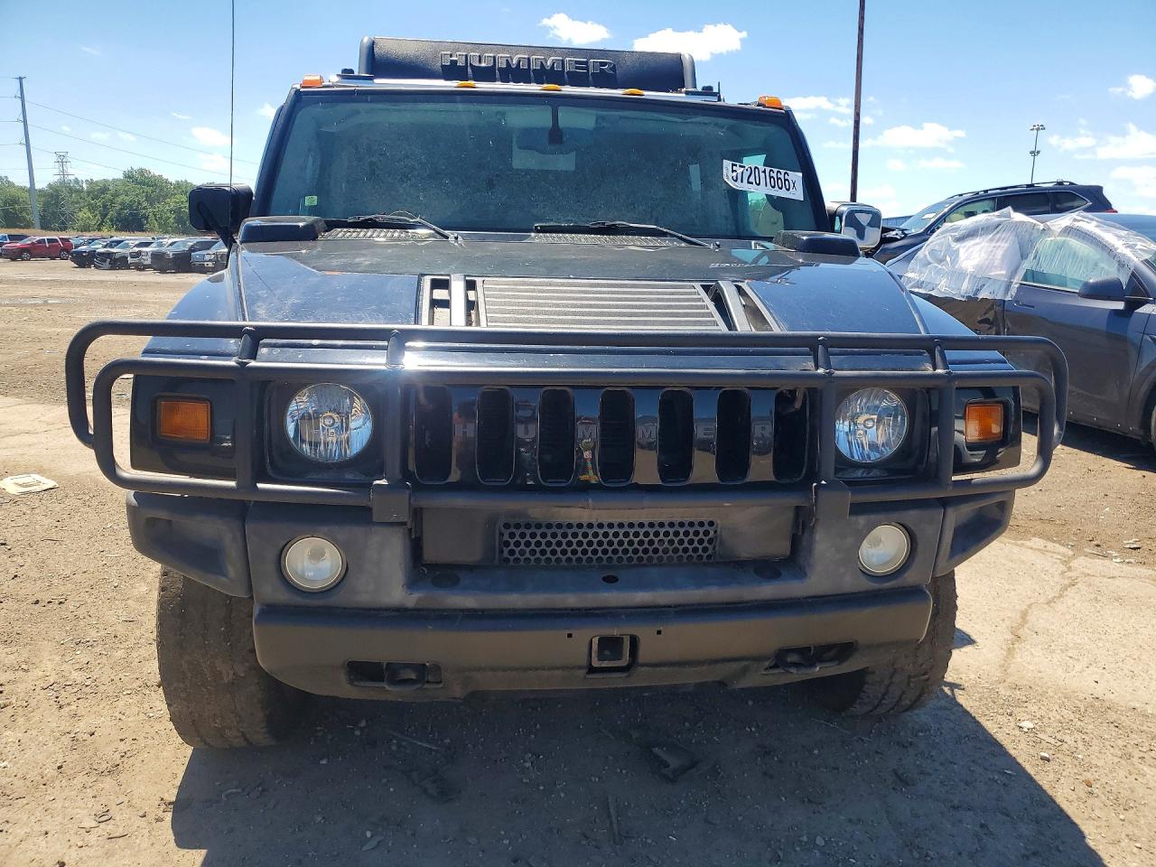 2004 Hummer H2 Black vin: 5GRGN23UX4H103393