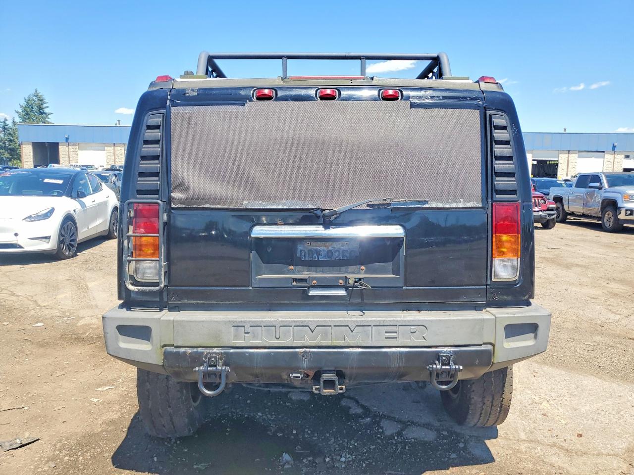 2004 Hummer H2 Black vin: 5GRGN23UX4H103393
