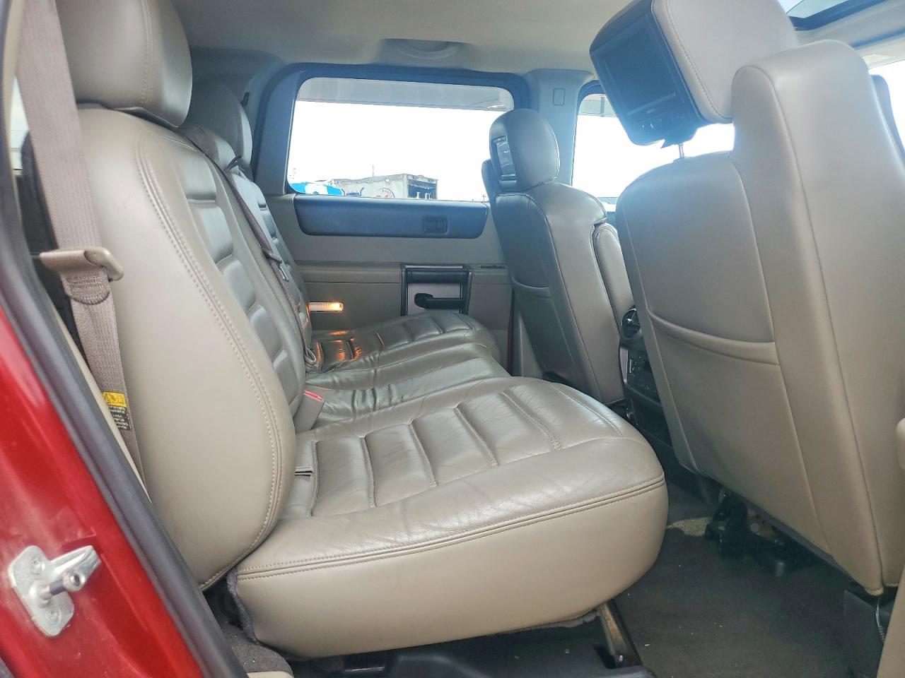 2004 Hummer H2 Red vin: 5GRGN23UX4H111221