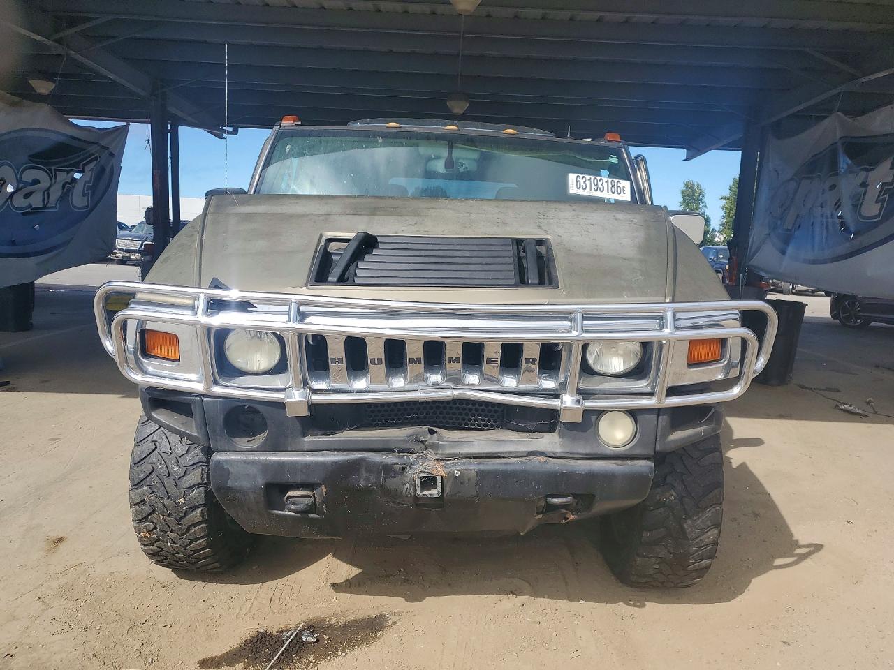 2005 Hummer H2 Brown vin: 5GRGN23UX5H104240