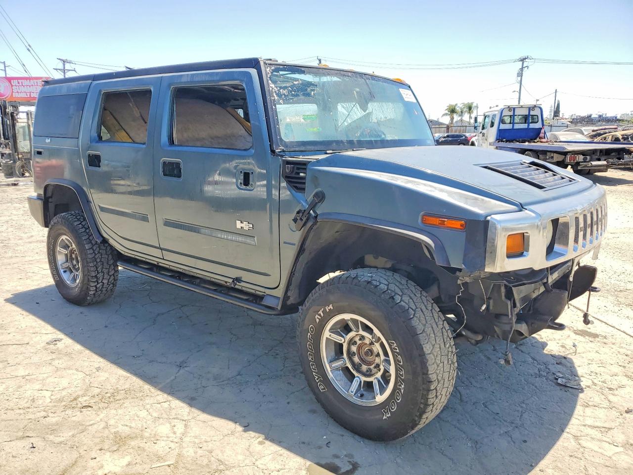 2005 Hummer H2 Бирюзовый vin: 5GRGN23UX5H127968